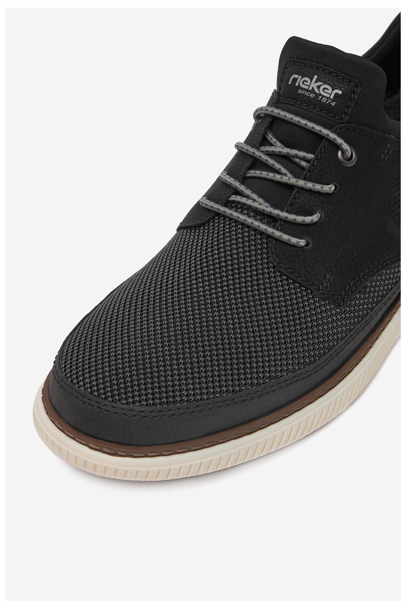 Półbuty Rieker B3354-00 Czarny
