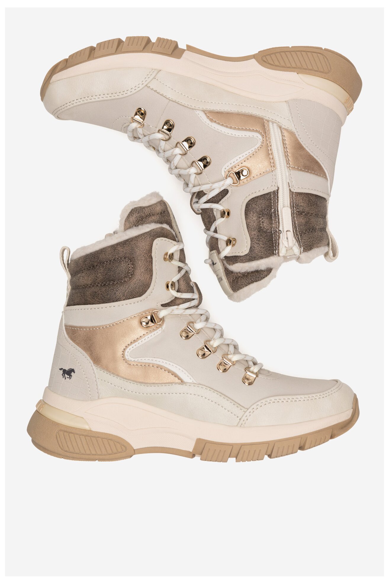 Боти Mustang 1481-605 БЯЛ