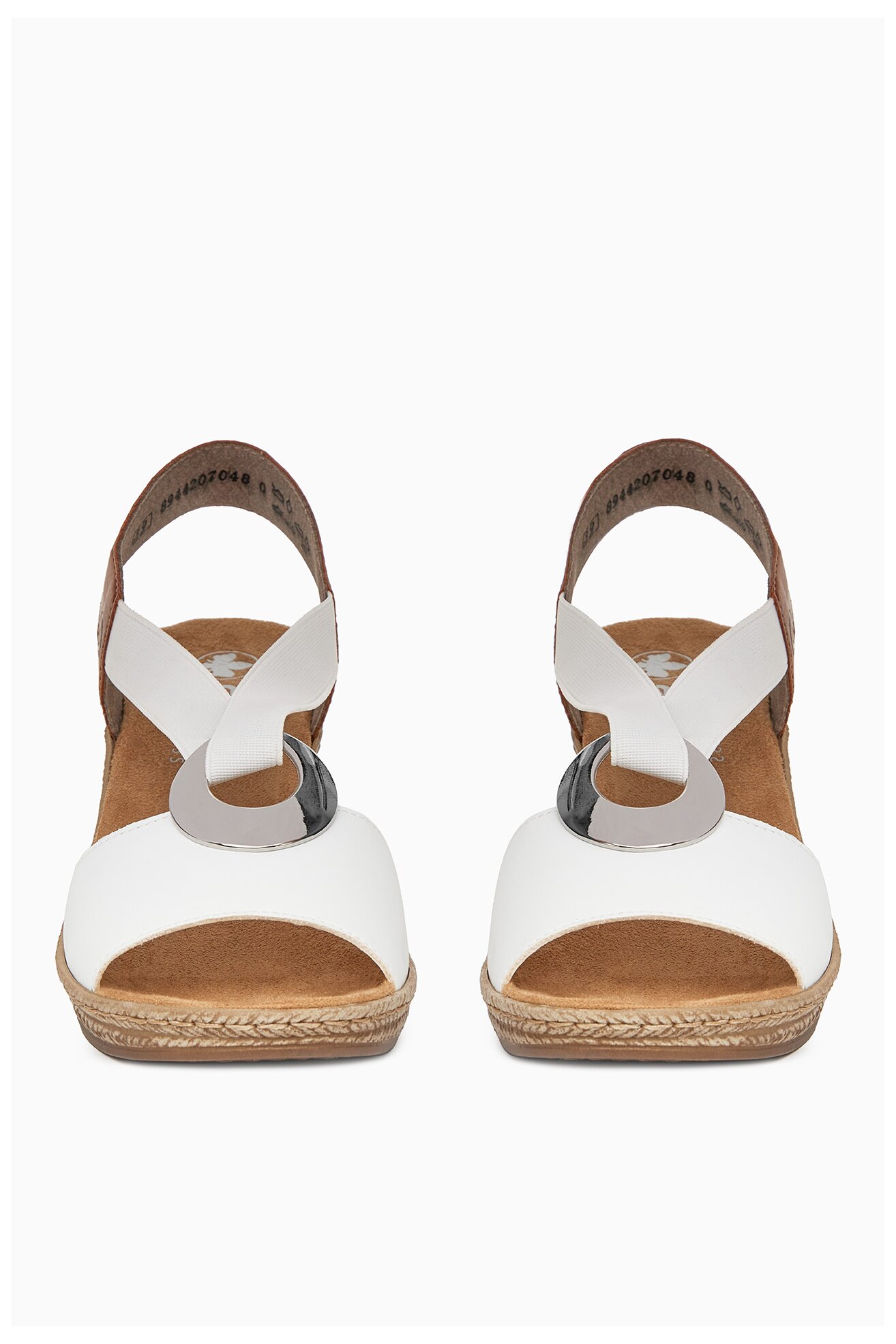 Sandale Rieker 624H6-81 ALB