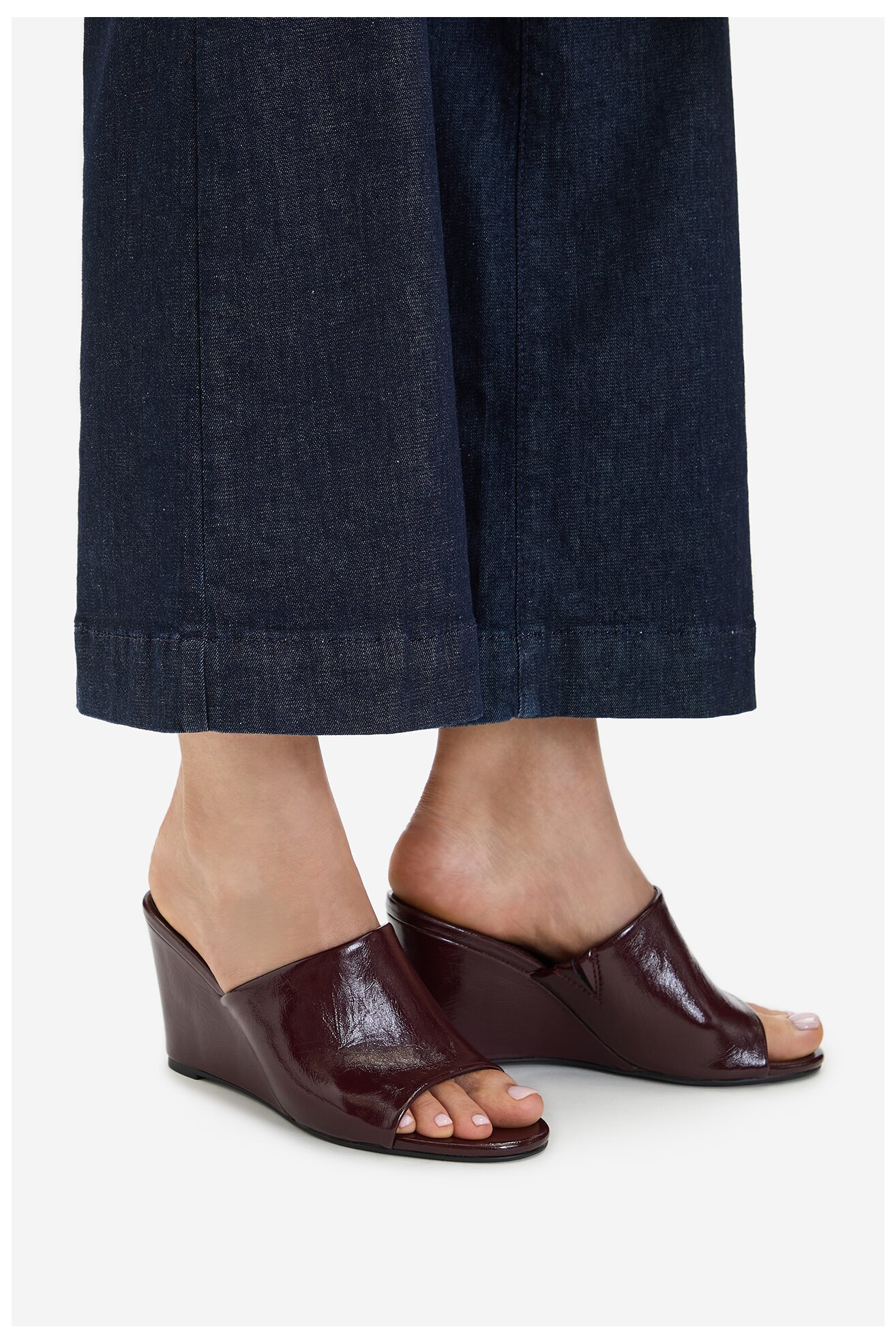 Klapki Jenny CEO-YZ2512-3 Bordowy