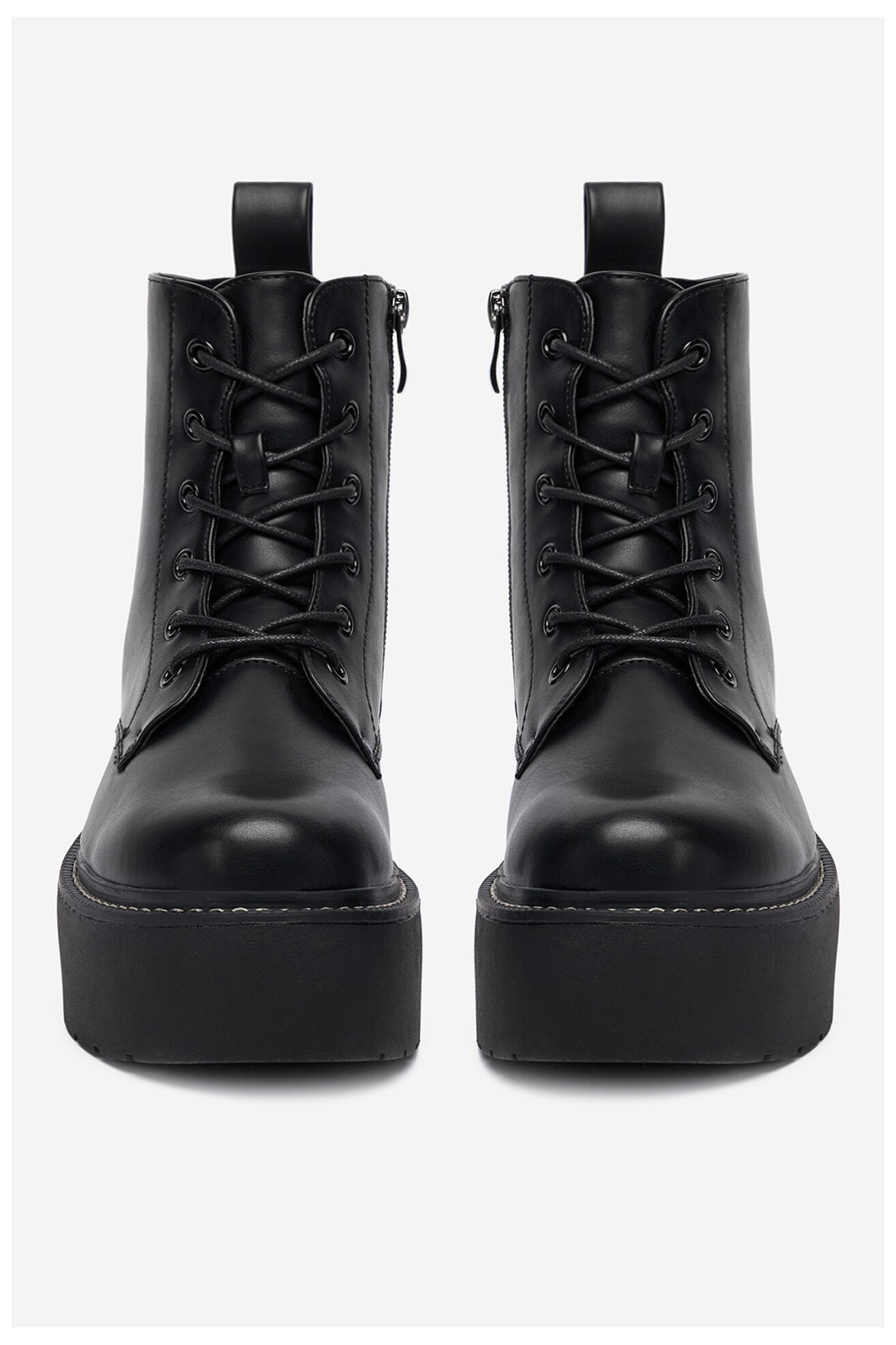 Trzewiki DeeZee 12663-1 -BLACK PU Czarny