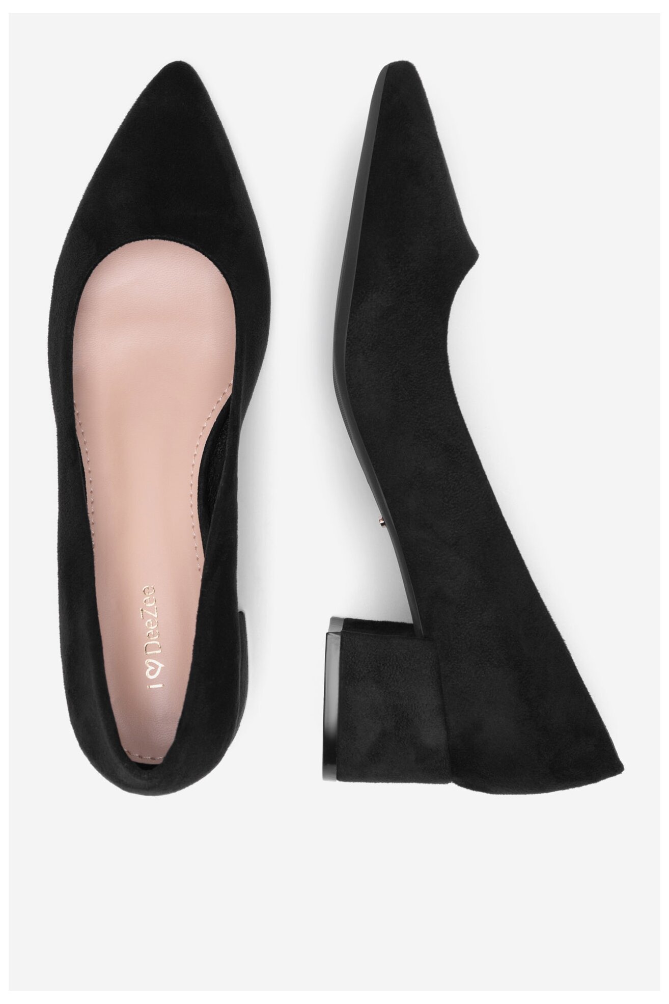 Czółenka DeeZee DP-QWZ692-1R Czarny