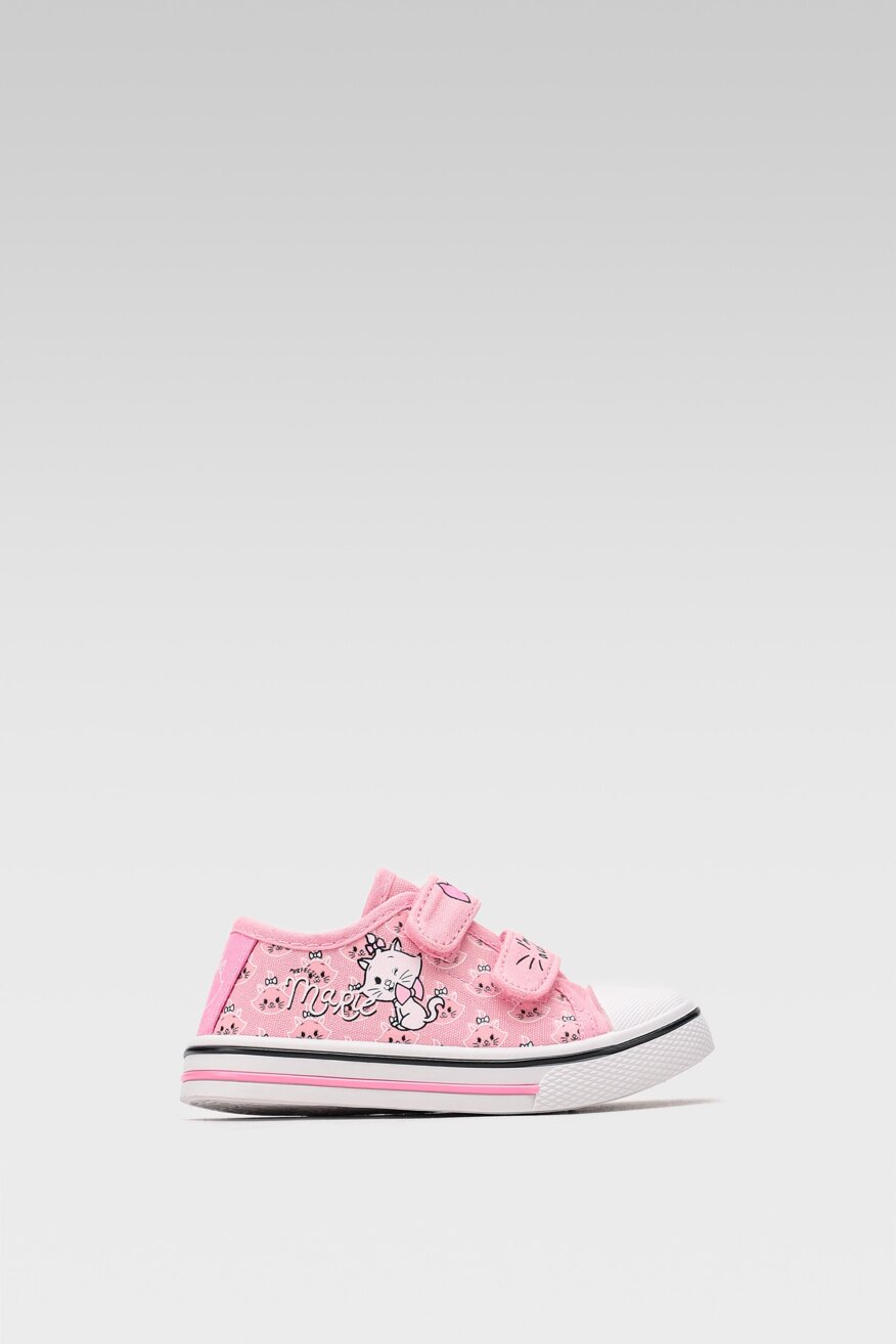 Marie Cat - Trampki z printem różowe - 5903698324876
