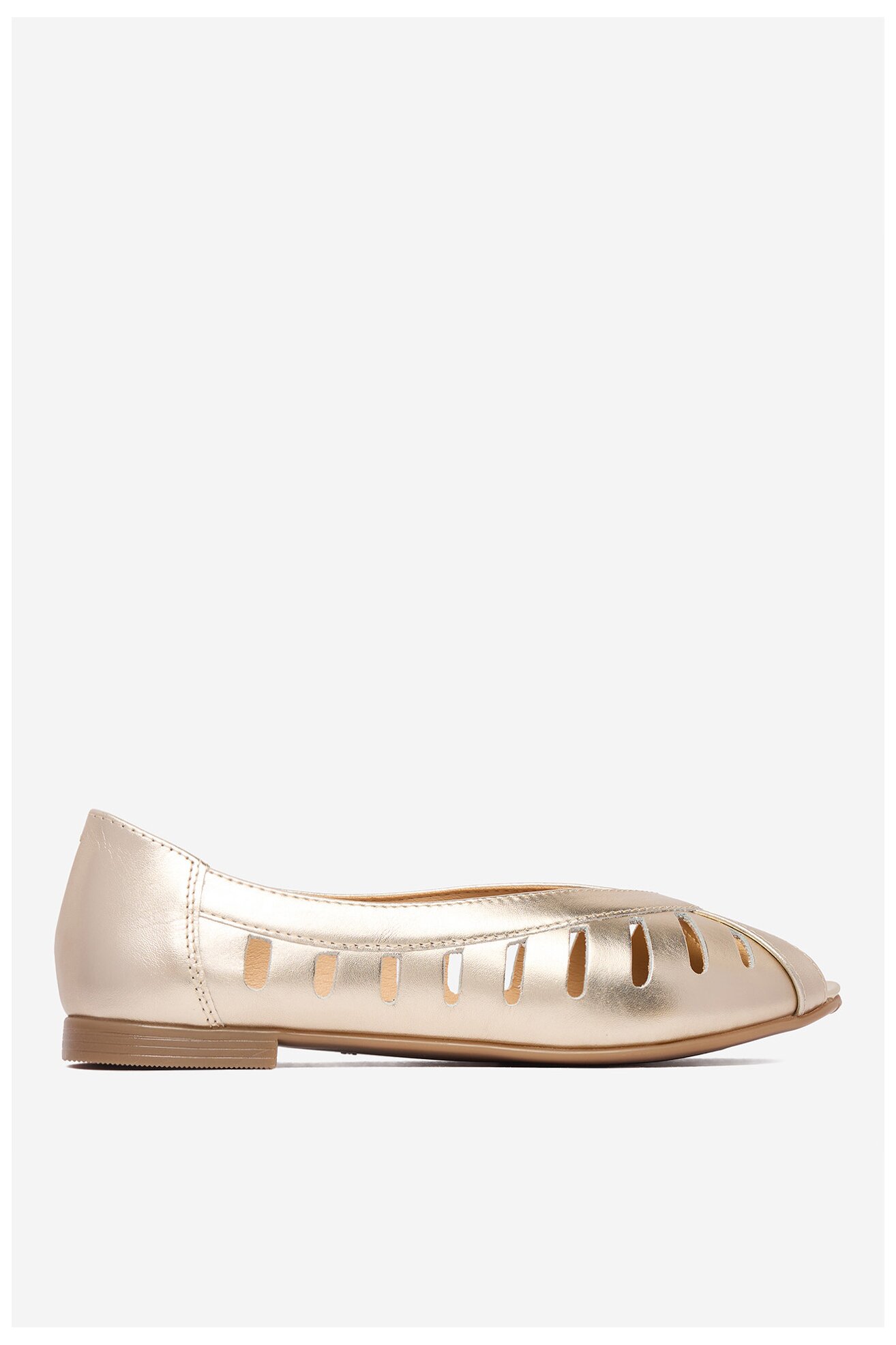 Baleriny Lasocki CEO-RST-ERICA-66 Złoty