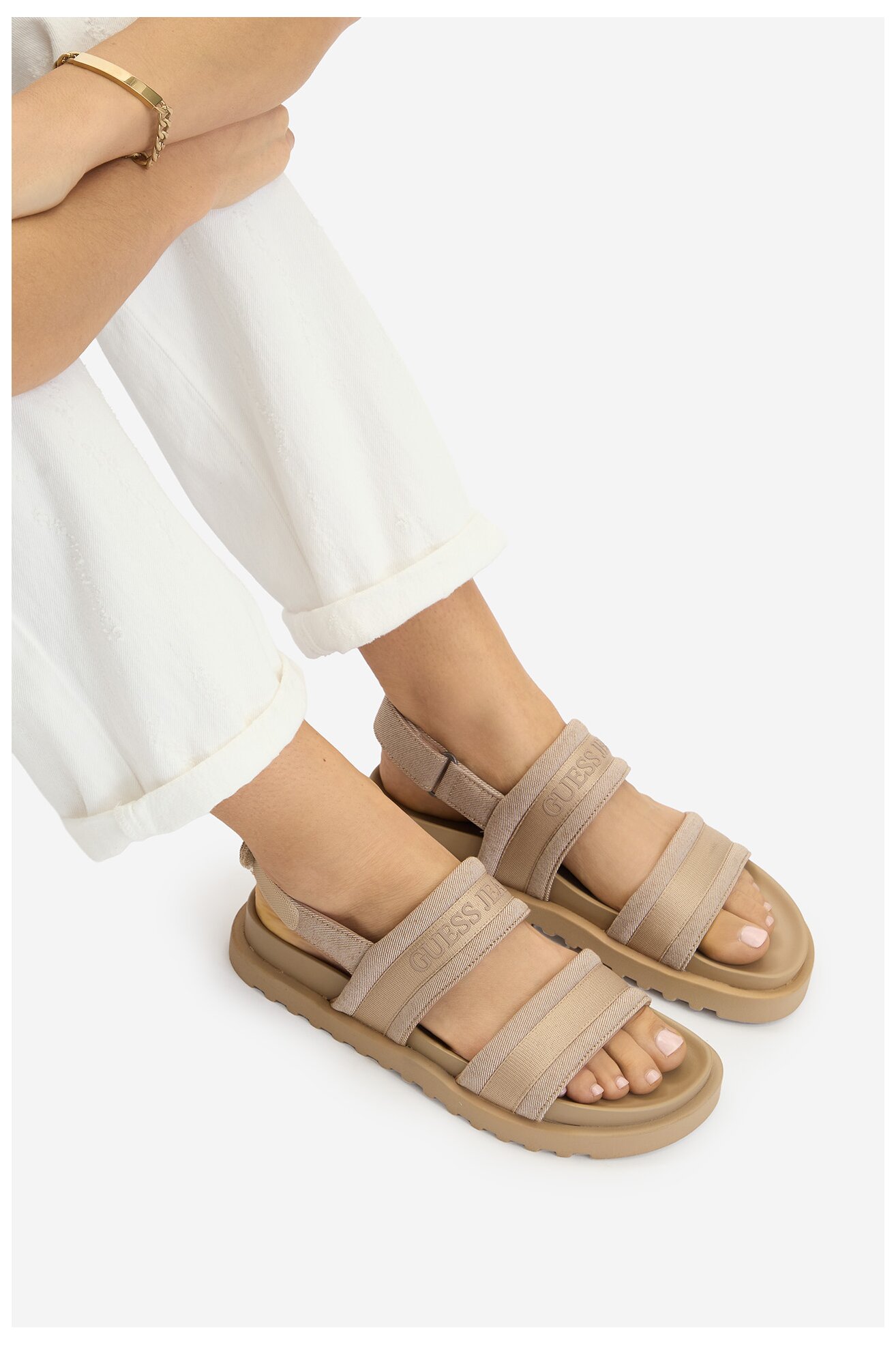 Сандалі GUESS JEANS EO-GJ2122 БЕЖЕВИЙ