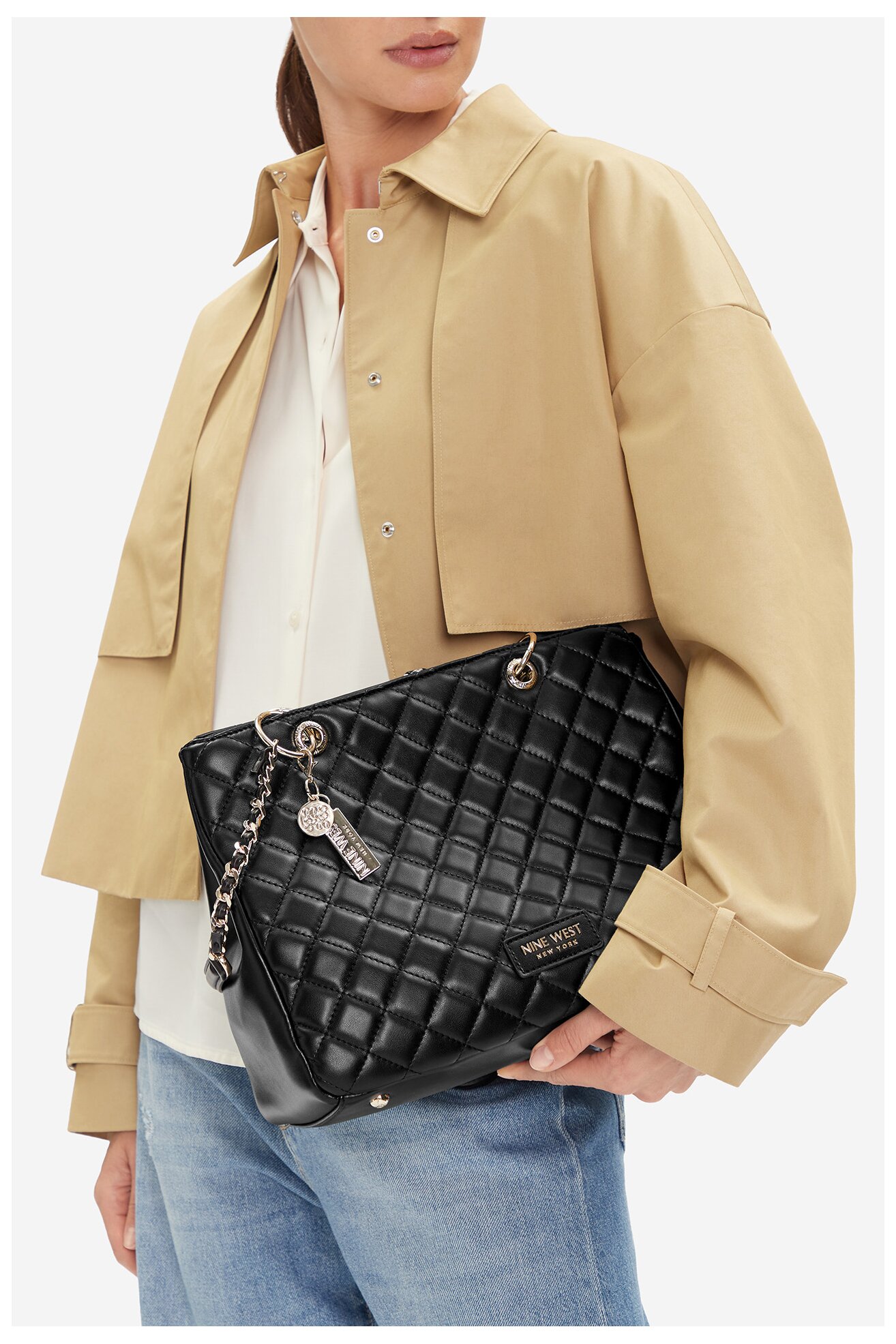 Kabelka NINE WEST CEO-IDAHO-I-LDA8005 ČERNÁ