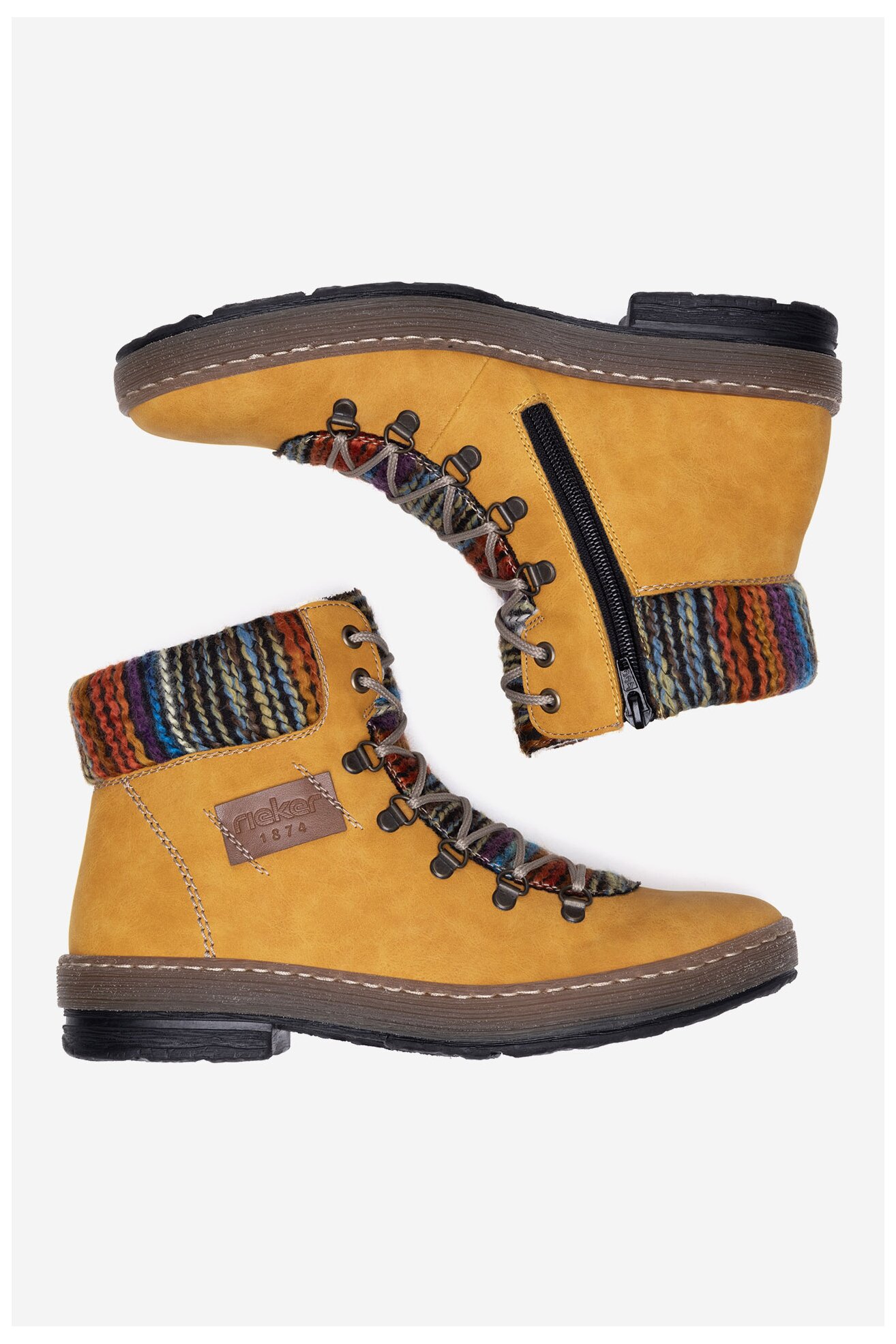 Bocanci Rieker Z6743-68 GALBEN