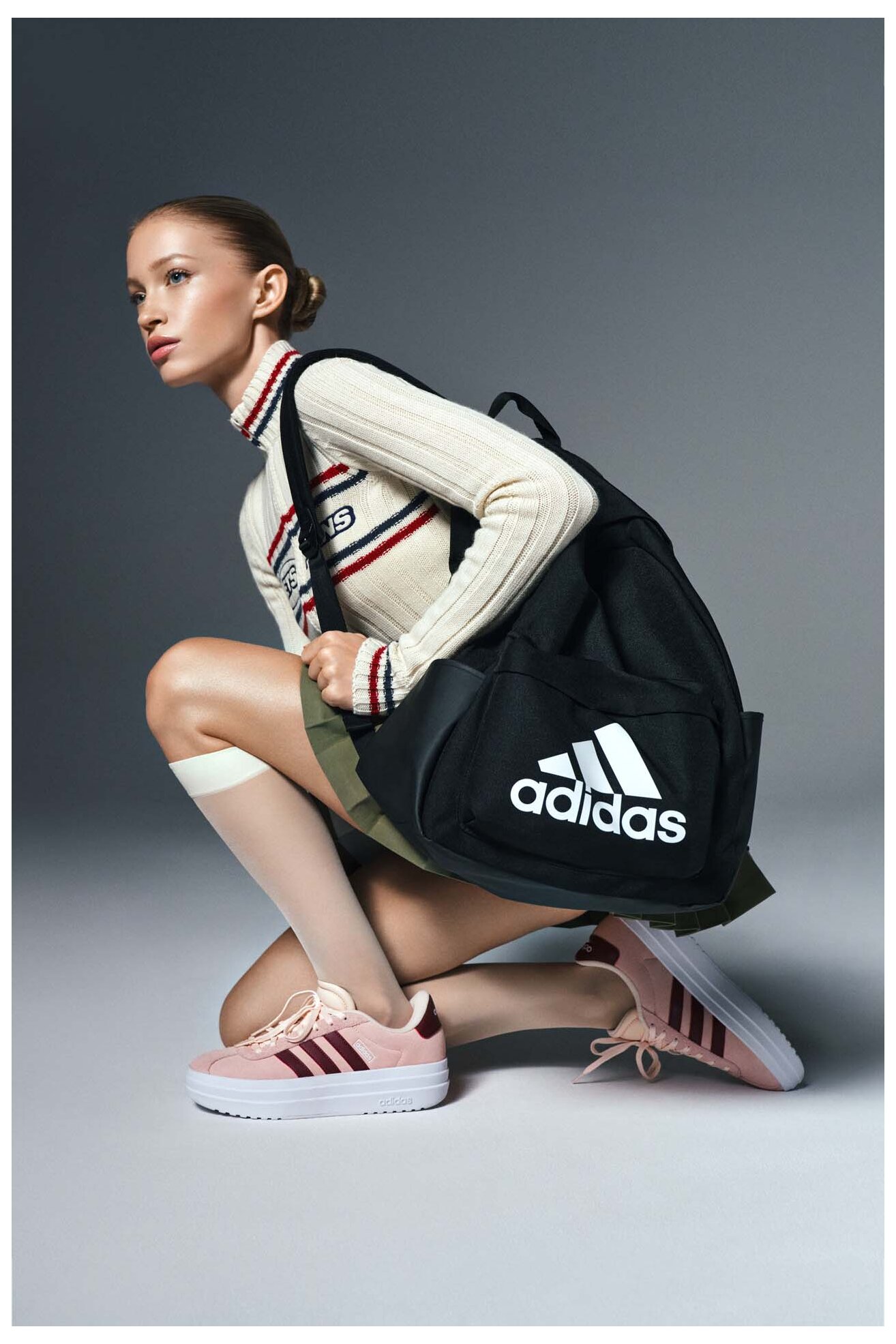 Încălțăminte sport adidas VL COURT BOLD J IH4779 ROZ DESCHIS
