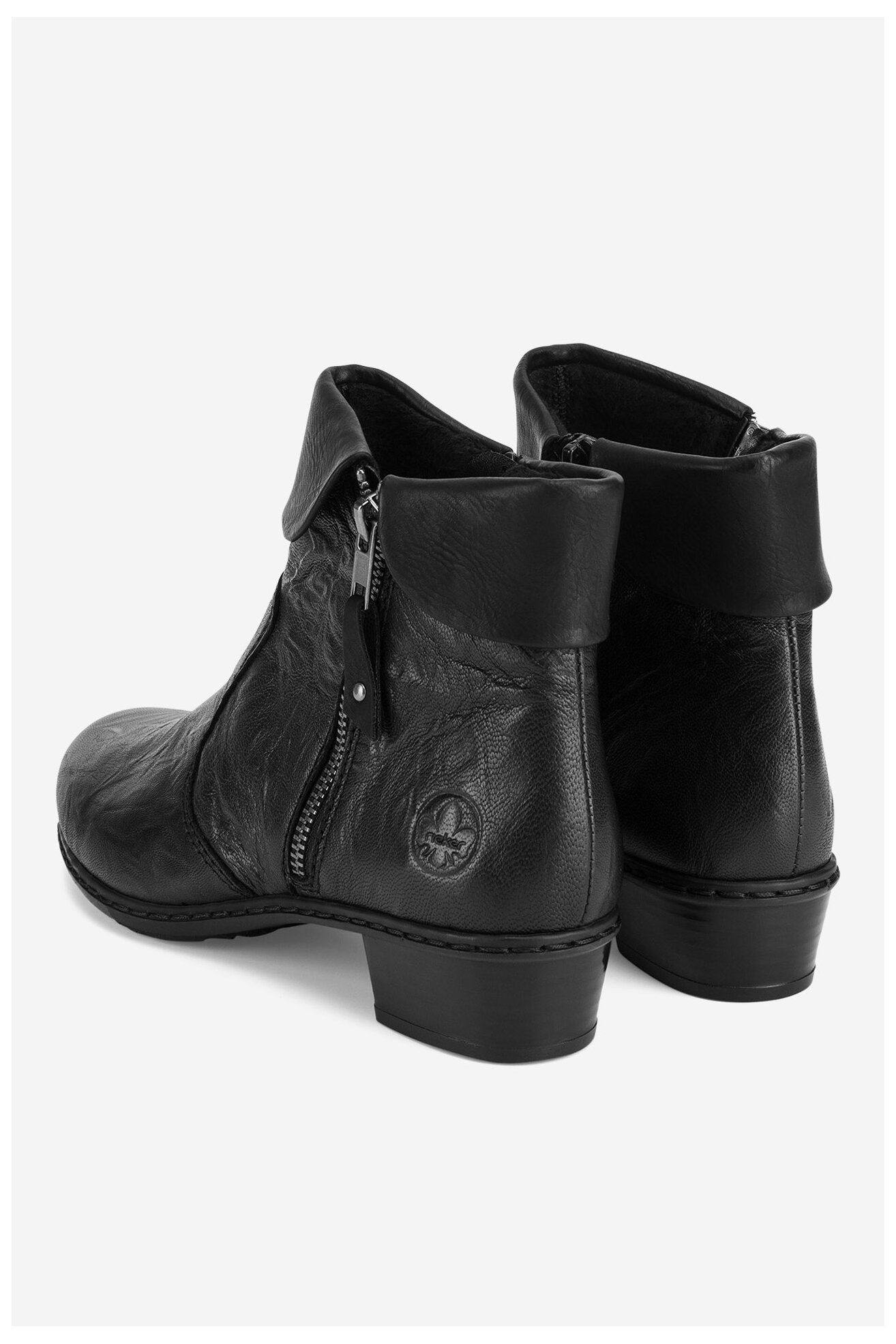 RIEKER Y07A8-01 Zipper Bootie - A Step Ahead Footwear