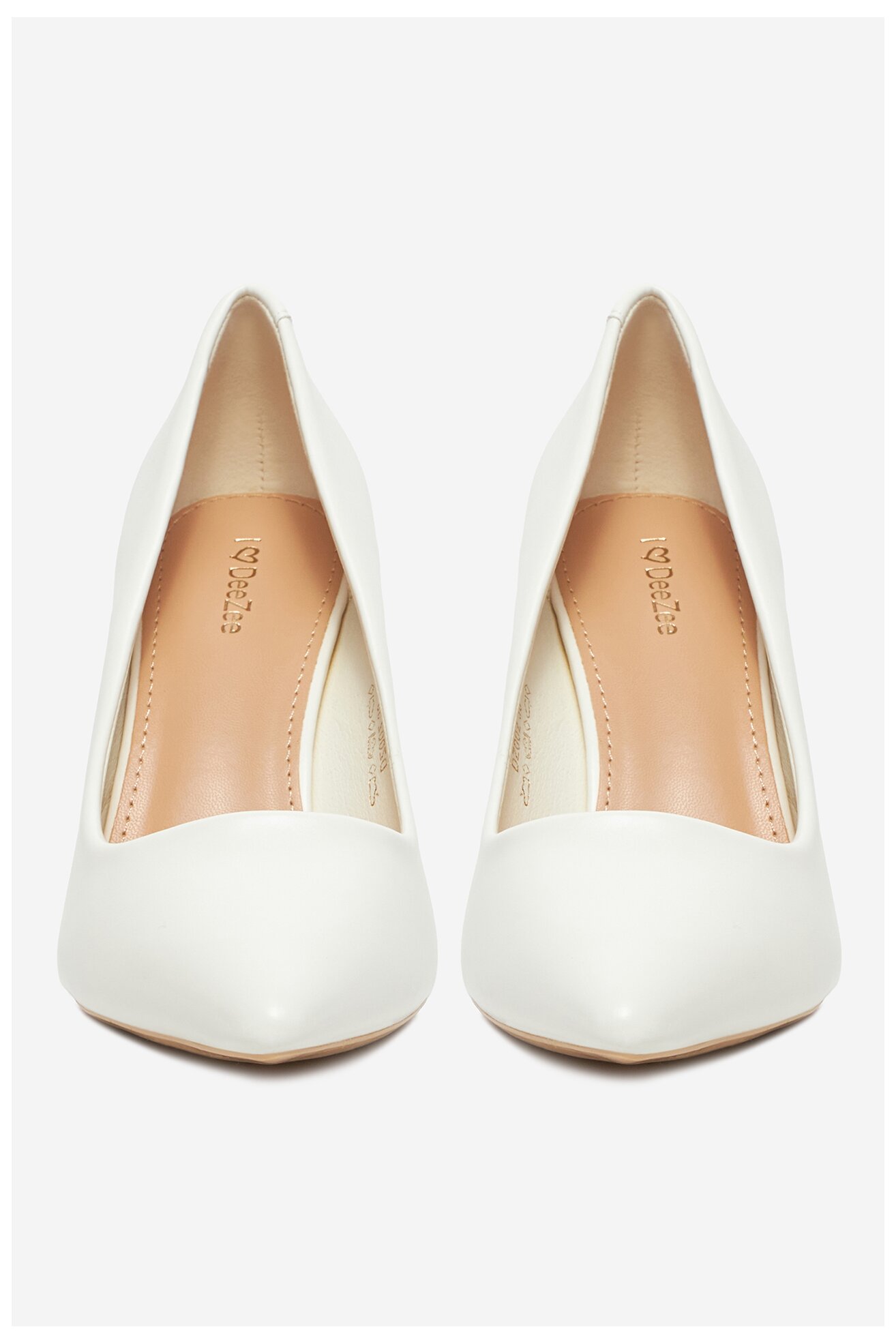 Czółenka DeeZee DZ002 Biały