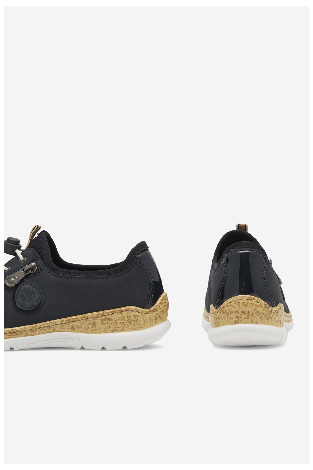 Półbuty Rieker N4263-14 Granatowy