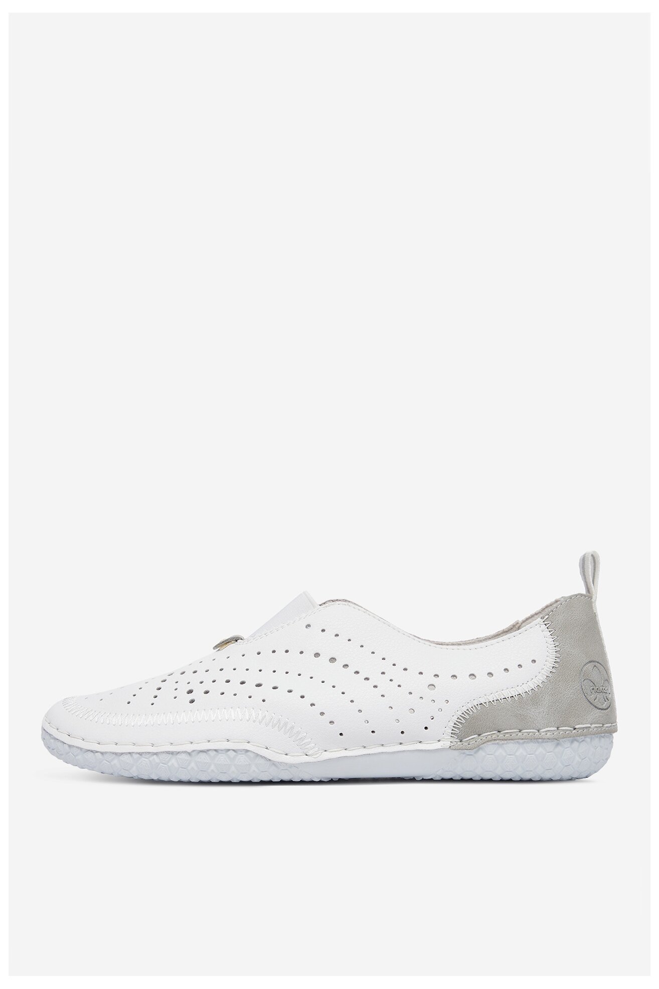 Półbuty Rieker CEO-43663-80 Biały