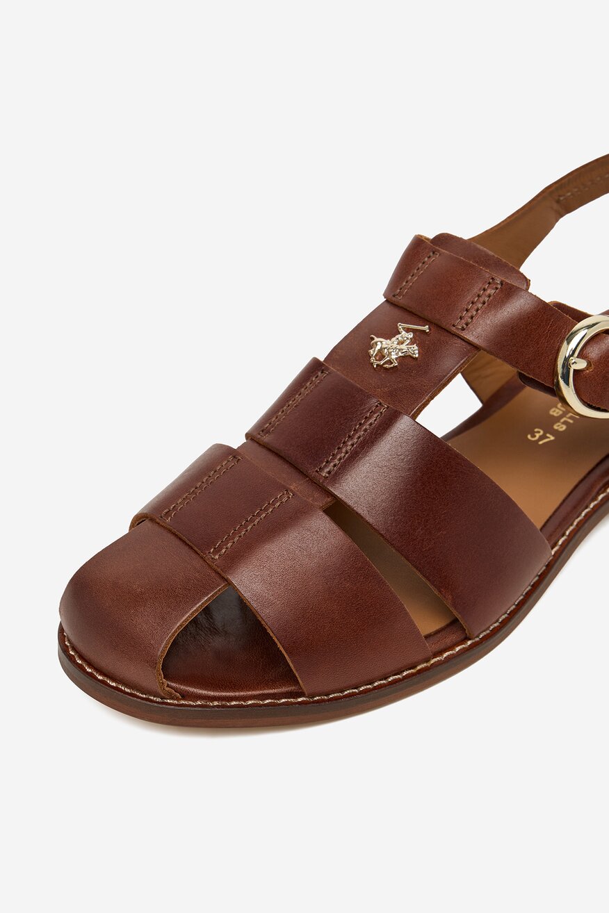 
                Beverly Hills Polo Club - Sandały skórzane - 5906751937822