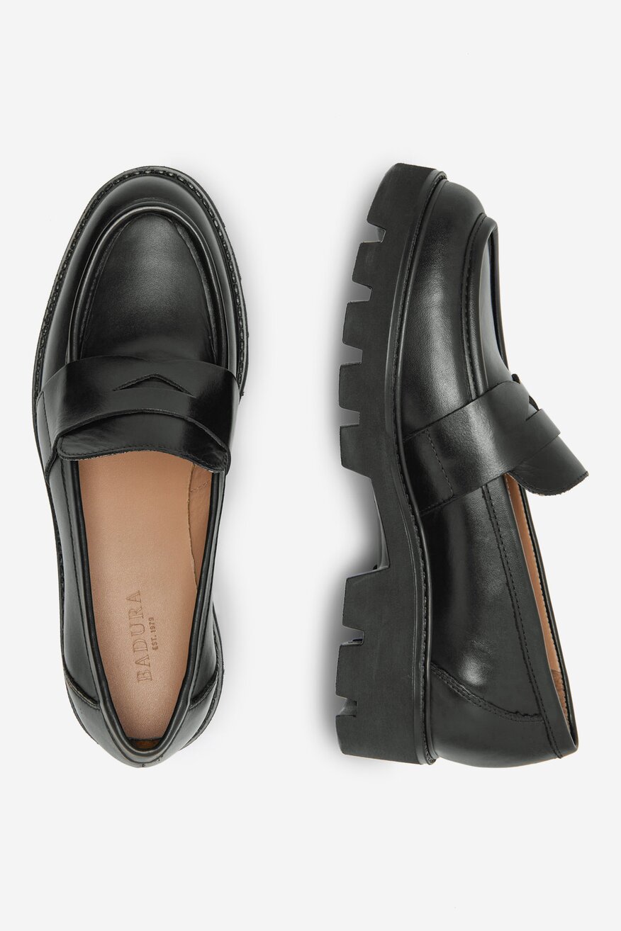 Badura - Loafersy skórzane - 5905588377924