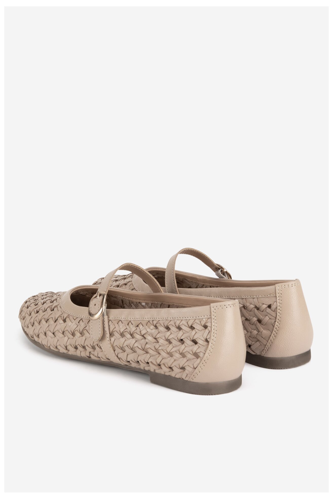 Baleriny Sergio Bardi WI45-F1104-01SB Beżowy jasny