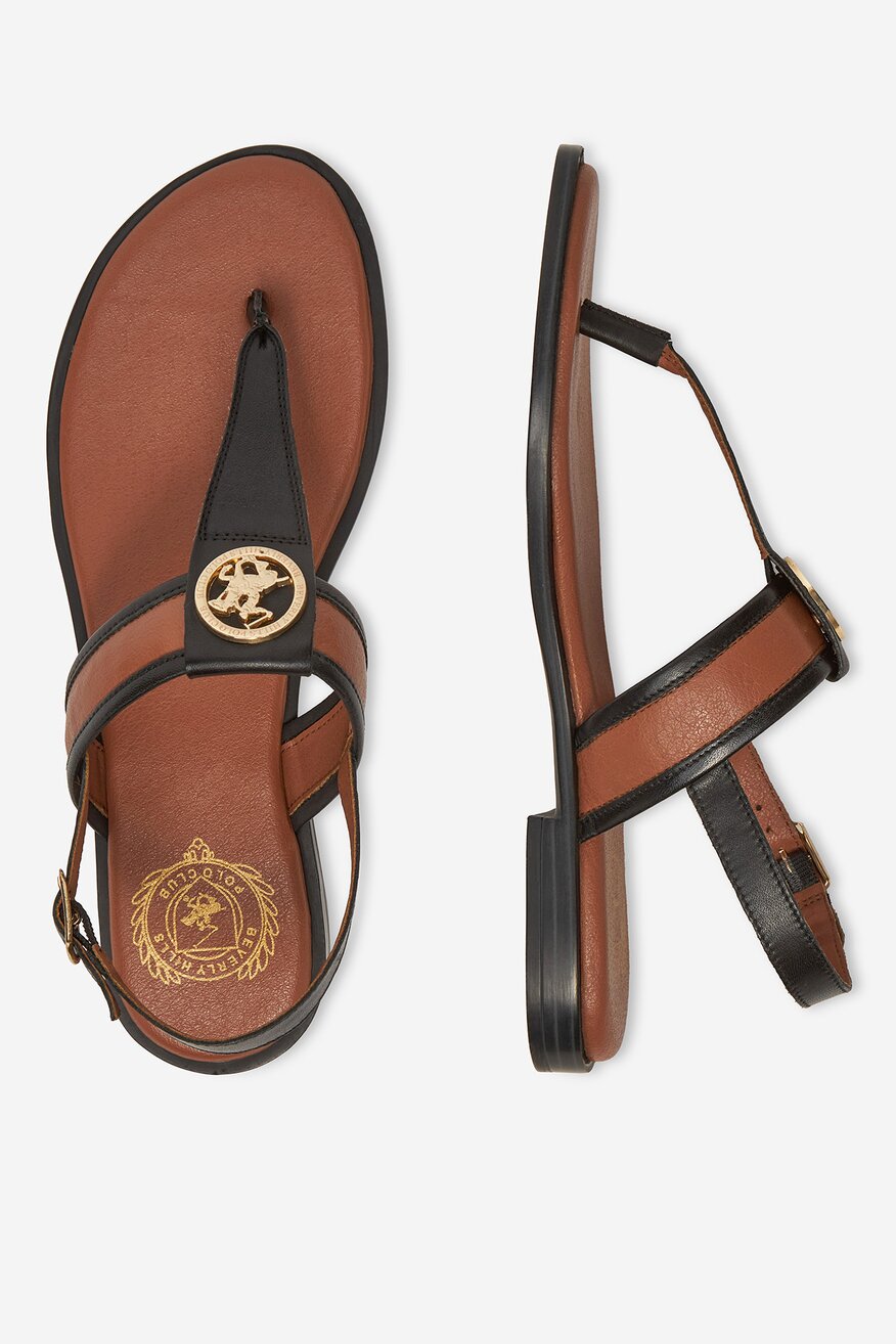 Szandál Beverly Hills Polo Club CAMEL - 5906751164808