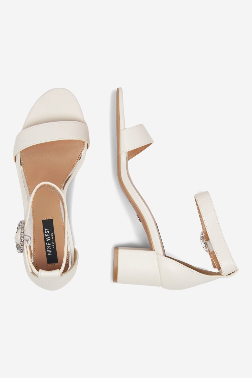 Sandály NINE WEST BÍLÁ - 5905588562054