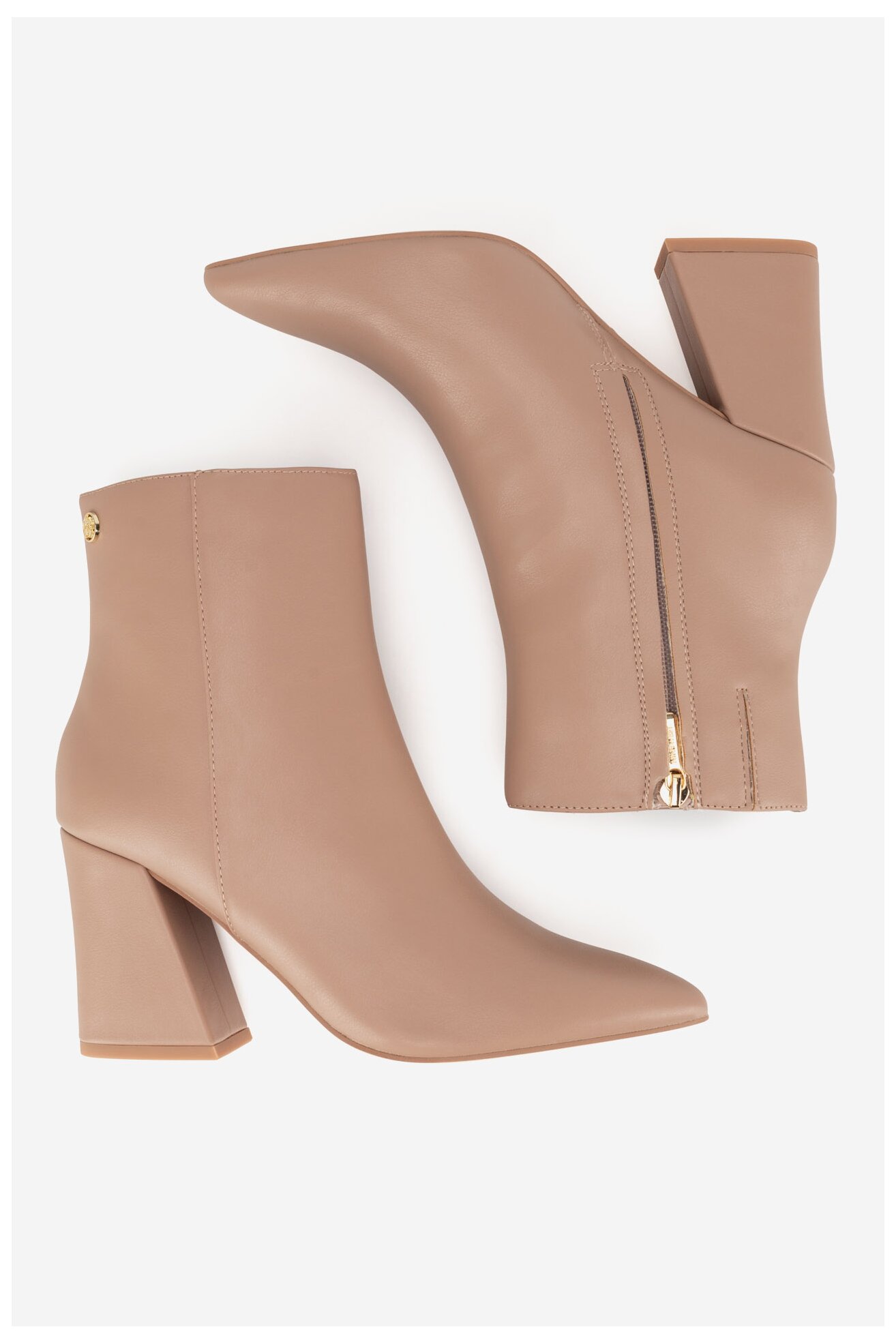 Kotníková obuv NINE WEST CEO-AIDA-01 BÉŽOVÁ