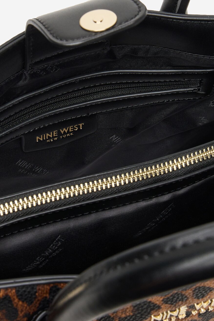 Дамска чанта NINE WEST ЧЕРЕН - 5906751396568