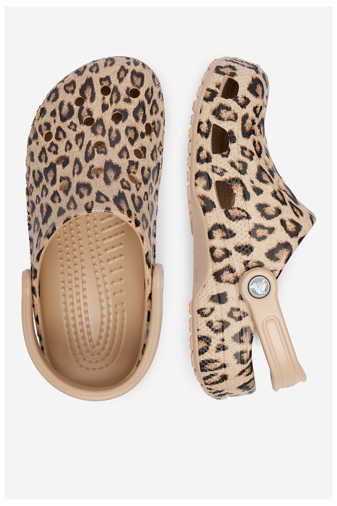 Klapki basenowe Crocs C-BAYA SEASONAL PRINTED CLOG 206230-2UA Brązowy