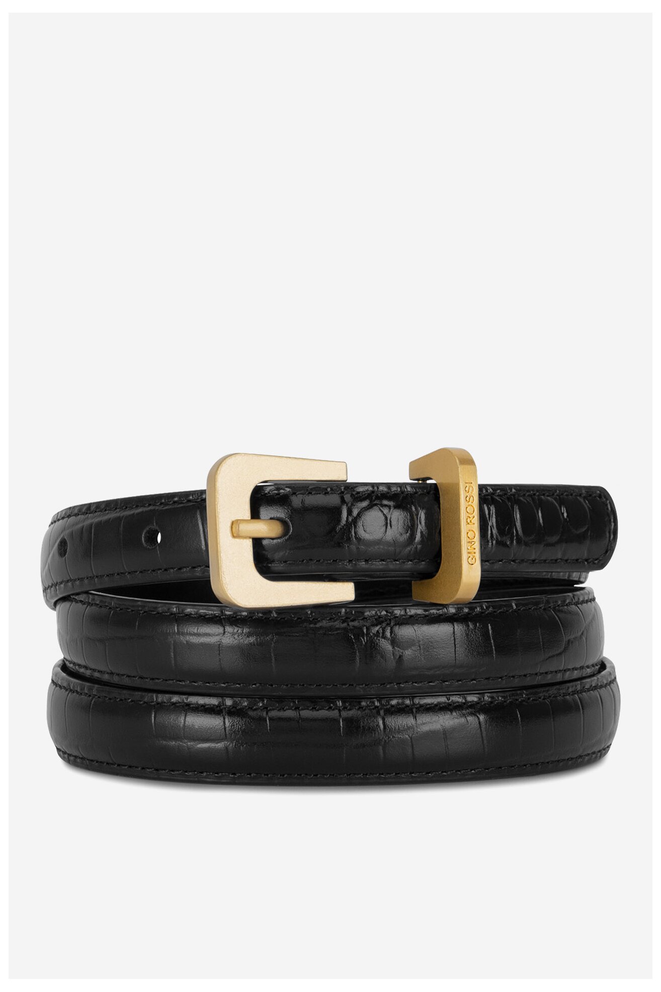 Pasek damski Gino Rossi BLYL24003-2 CR Czarny