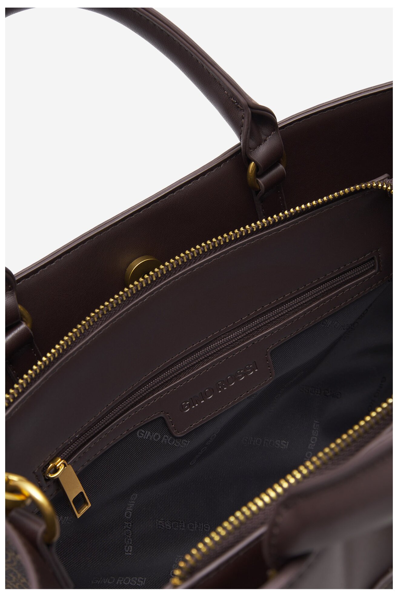 Torebka Gino Rossi TYLO-0290 Brązowy ciemny