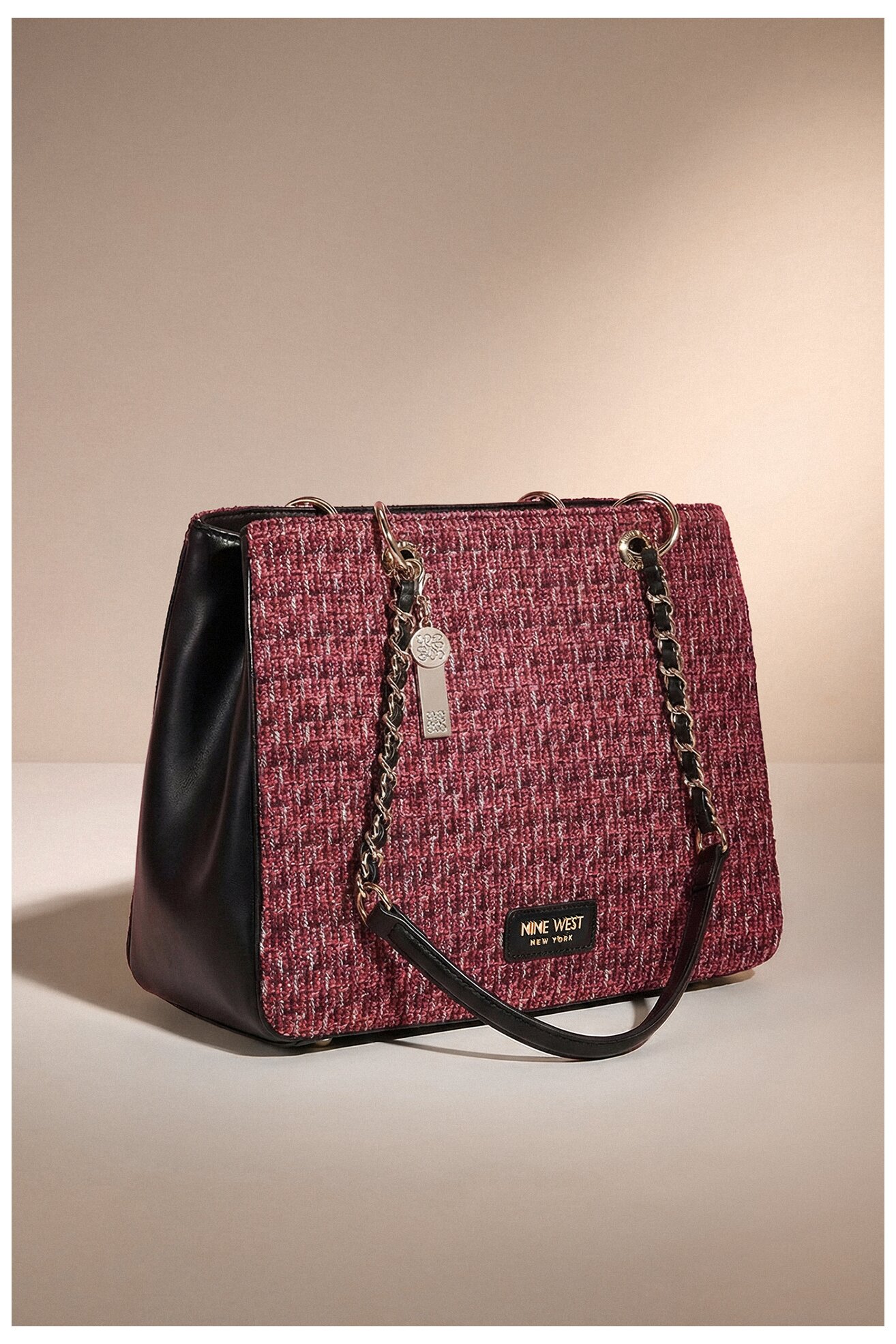Torebka NINE WEST EO-HUDSON-HEAVEN-LDA8005A Bordowy