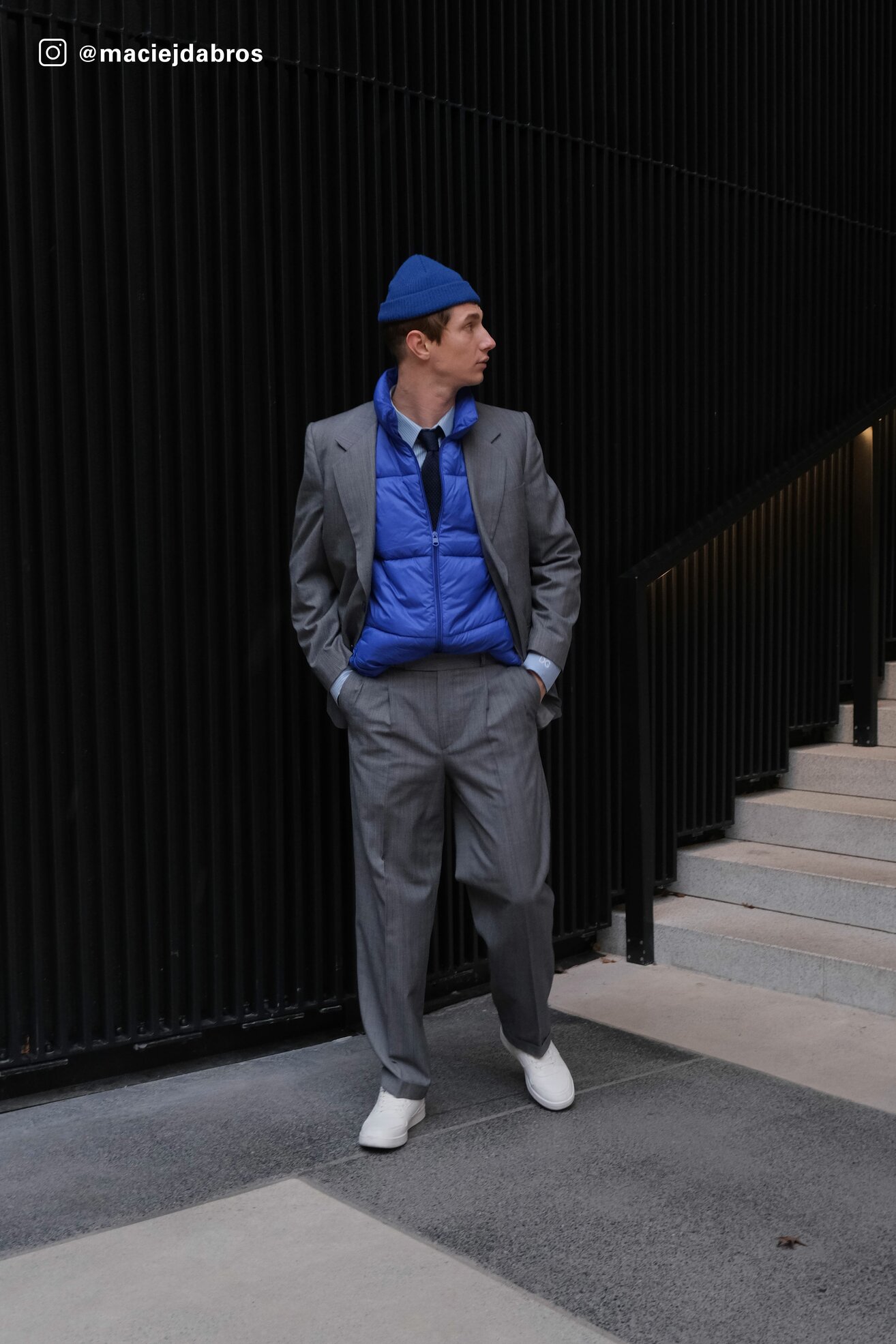 Vestă Sprandi AW21-VTM001 ALBASTRU