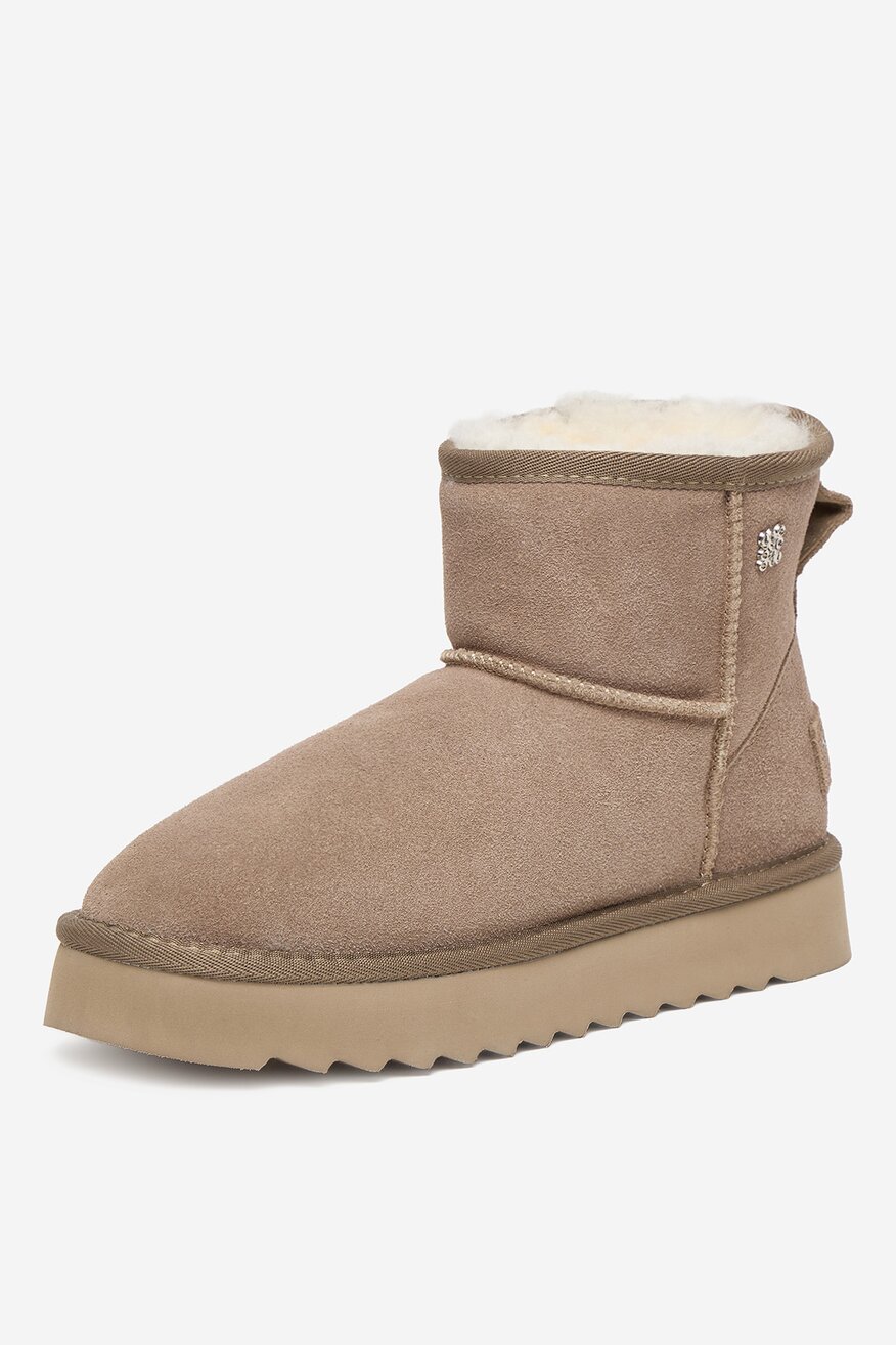 NINE WEST - Śniegowce zamszowe ocieplane - 5906751474600