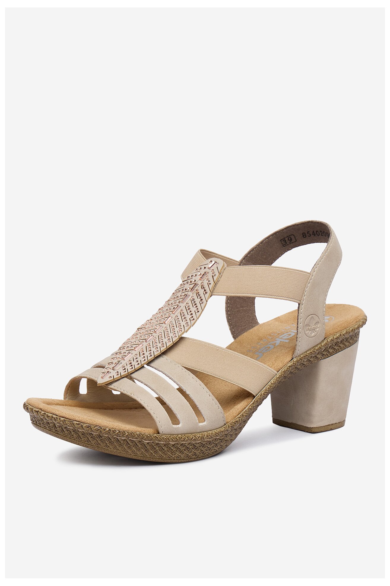 Sandały Rieker CEO-66526-62 Beżowy jasny