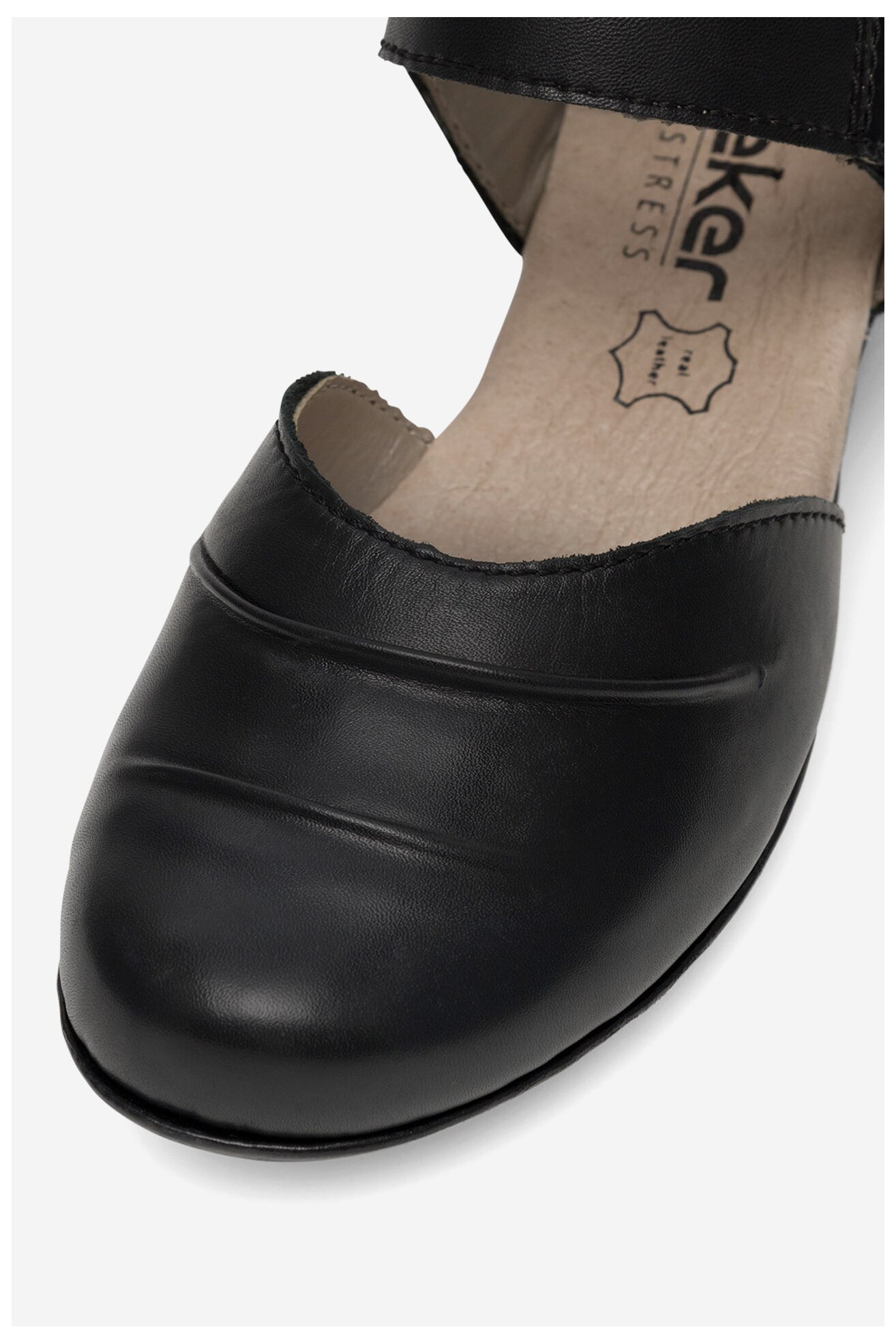 Czółenka Rieker 41792-00 Czarny