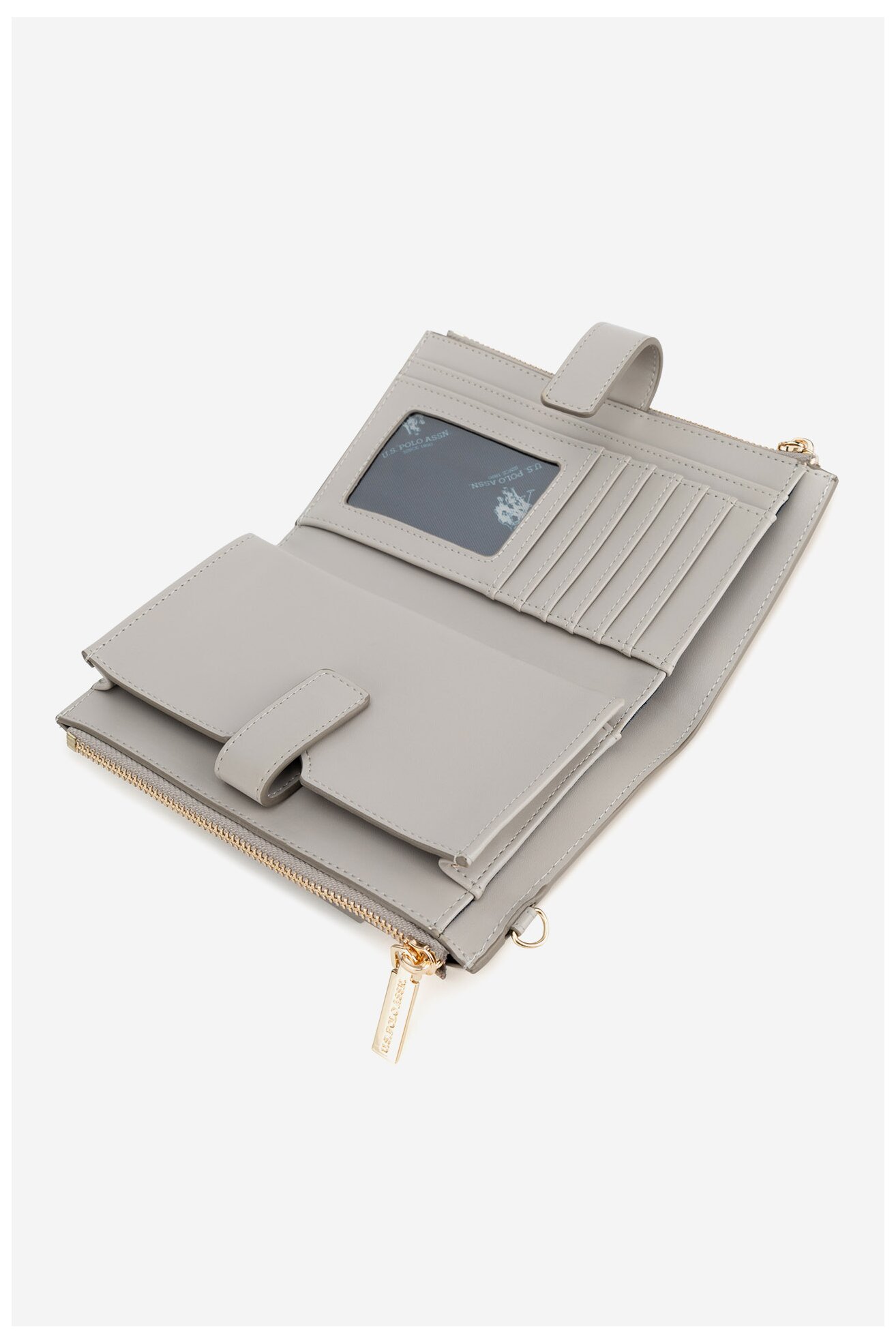 Portfel damski U.S. POLO ASSN. BIUXT6224WVP Beżowy