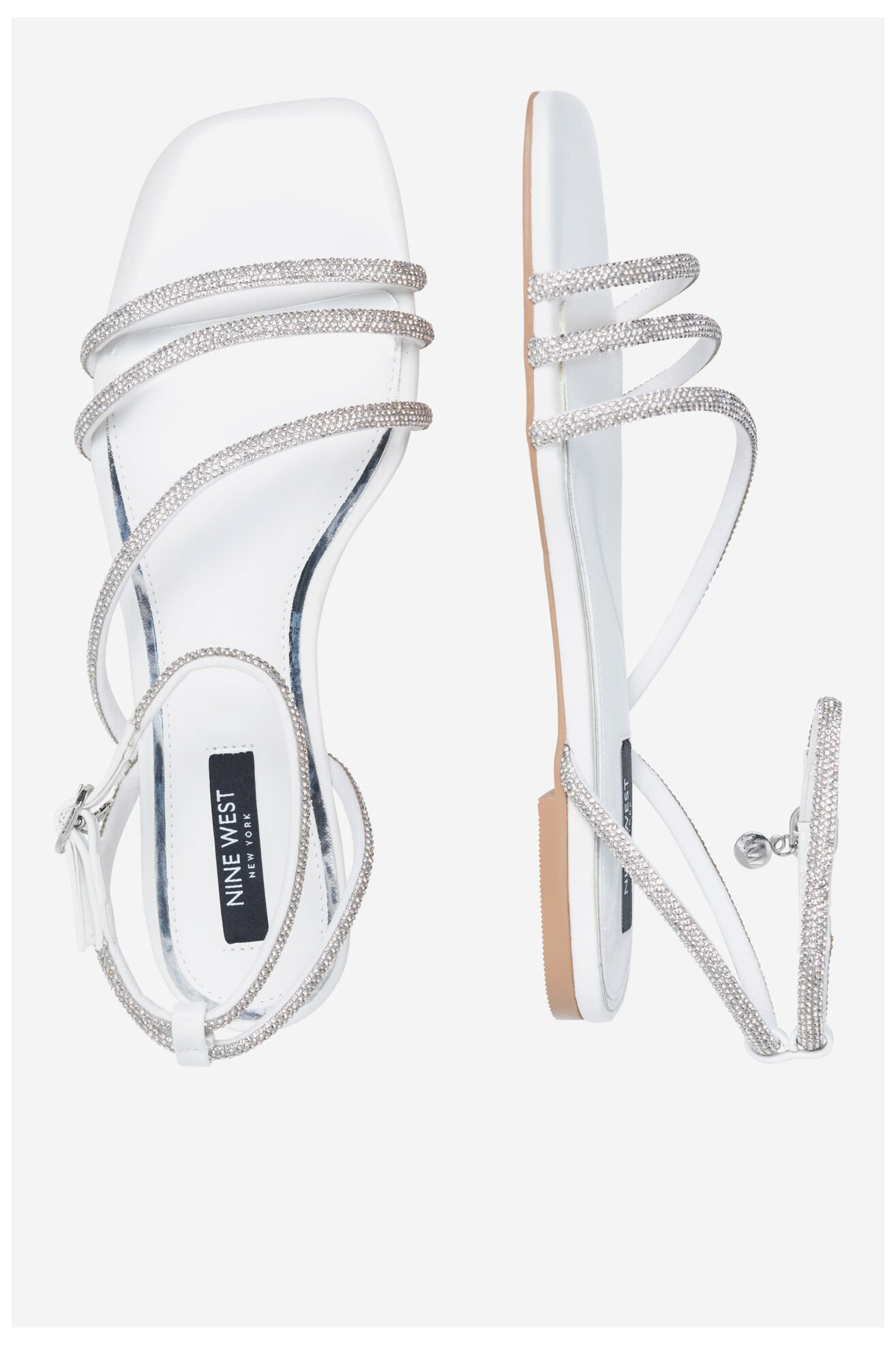 Szandál NINE WEST WFA2766-1 FEHÉR