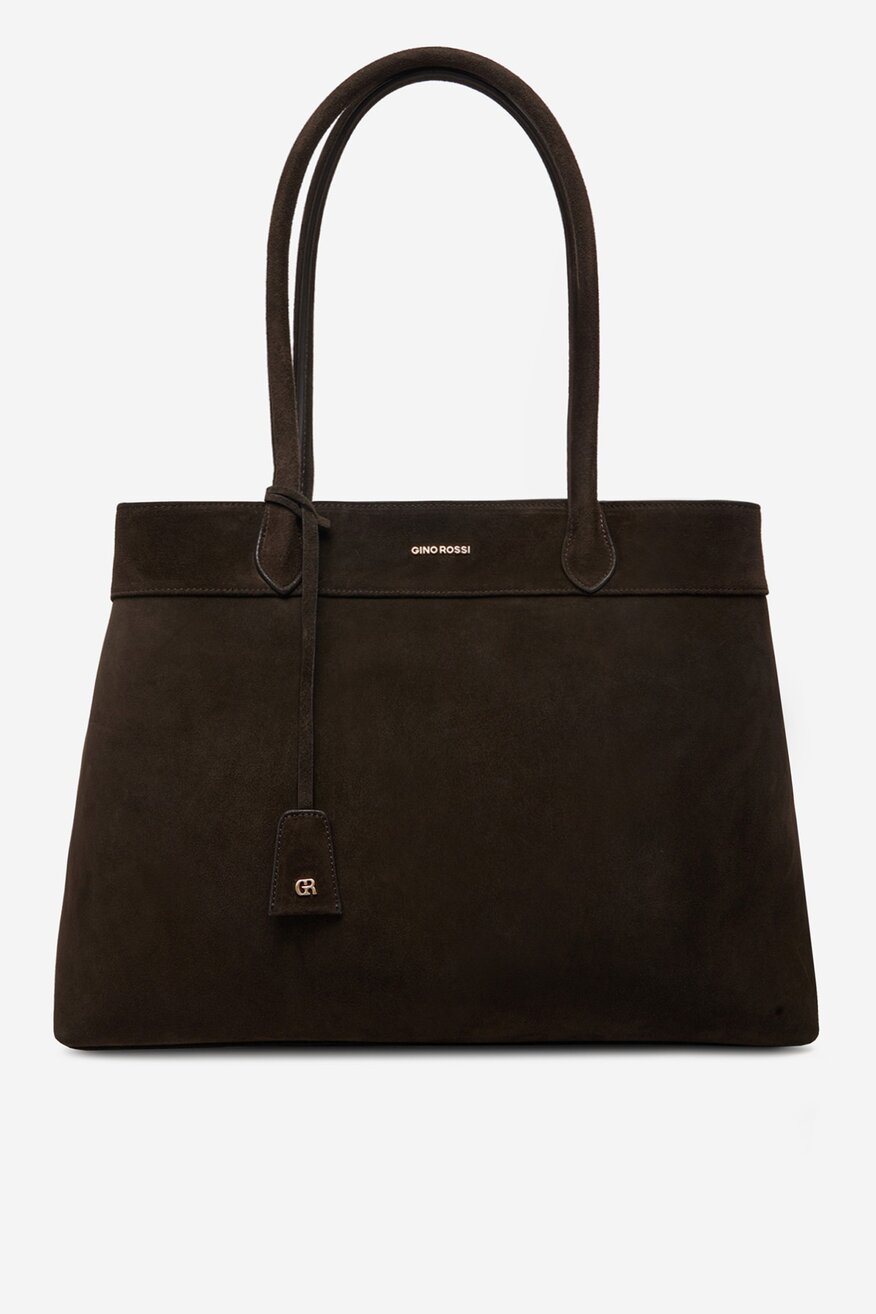 Дамска чанта Gino Rossi ТЪМНОКАФЯВ - 5906751377482