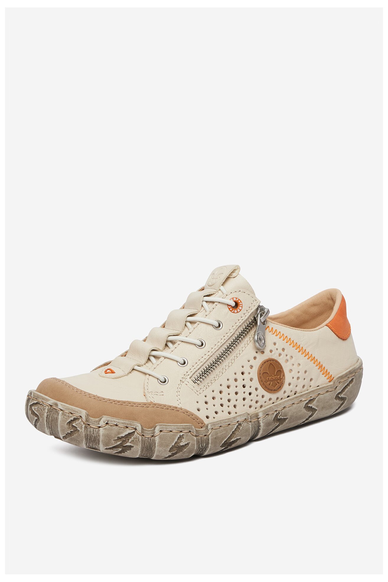 Половинки обувки Rieker CEO-L0355-61 БЕЖОВ