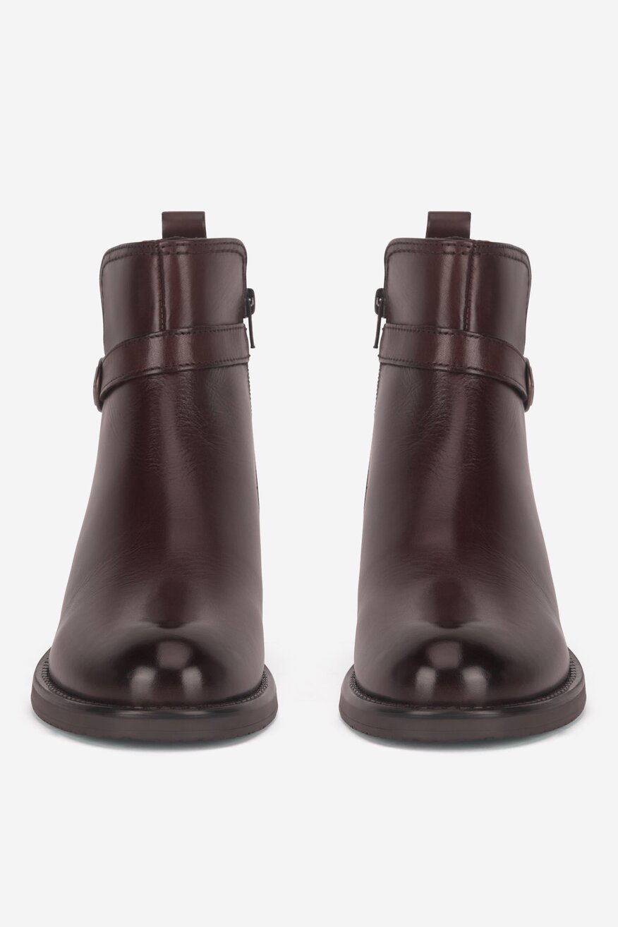 Lasocki - Botki skórzane ocieplane - 5905588736745