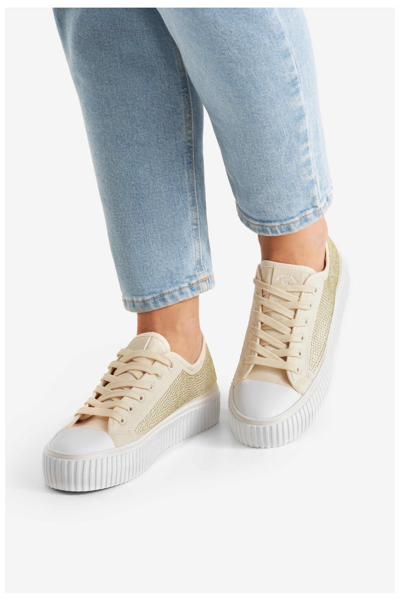 Plátěná obuv Beverly Hills Polo Club BHPC058W BÉŽOVÁ