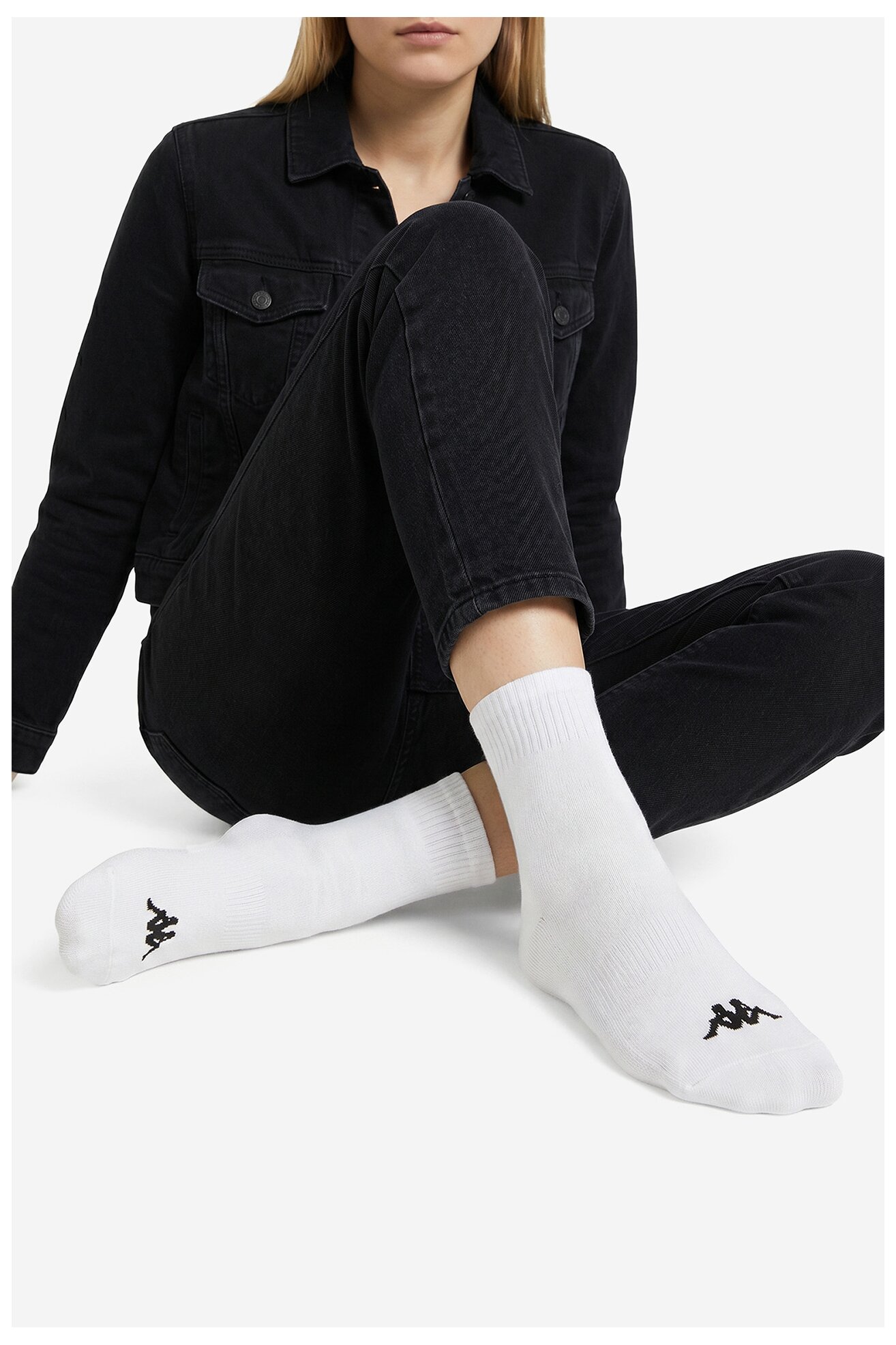 Skarpetki Kappa CEO_KR_FRESH_SS26 (3-PACK) Biały