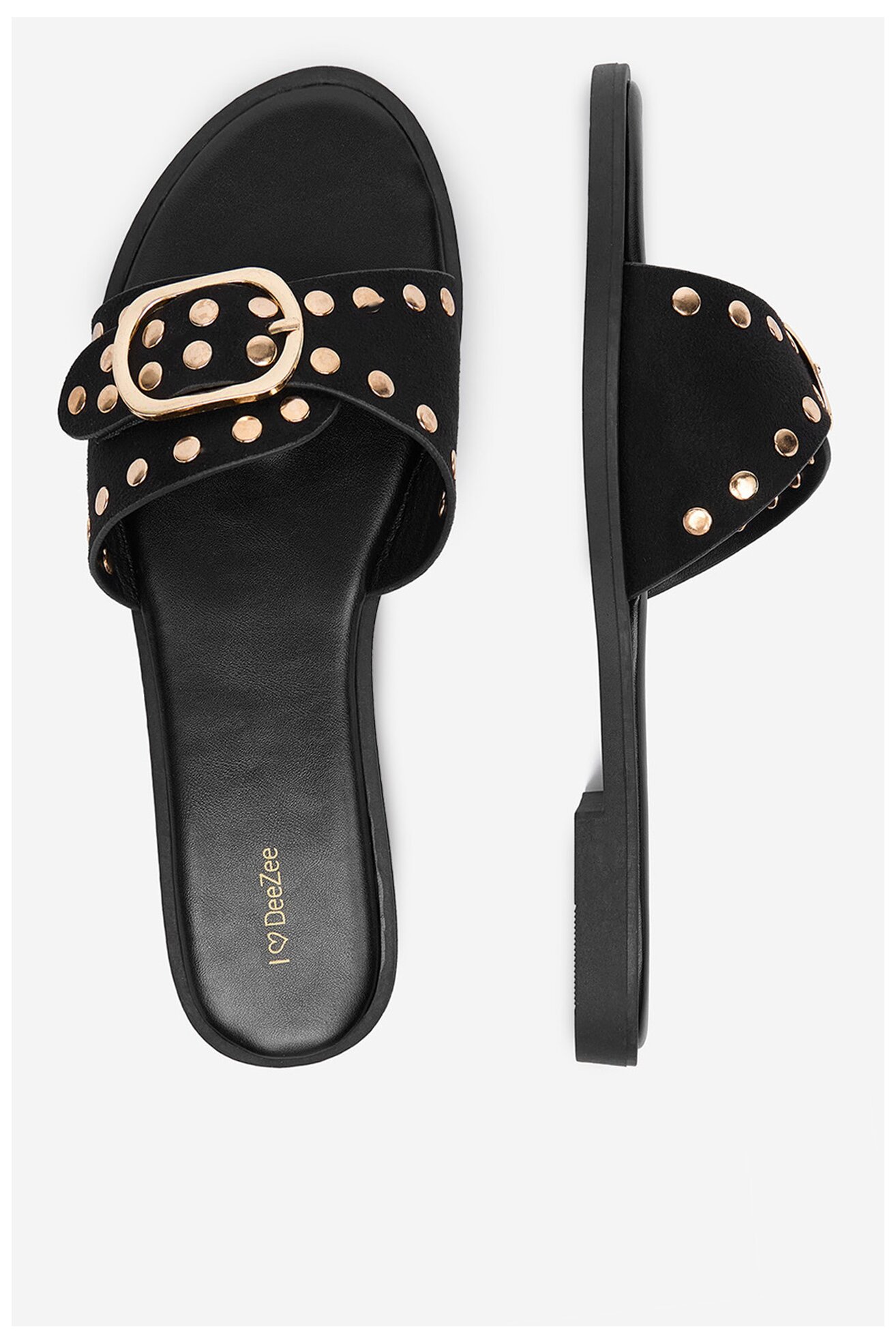 Klapki DeeZee CEO-LB-F9963-YLD Czarny