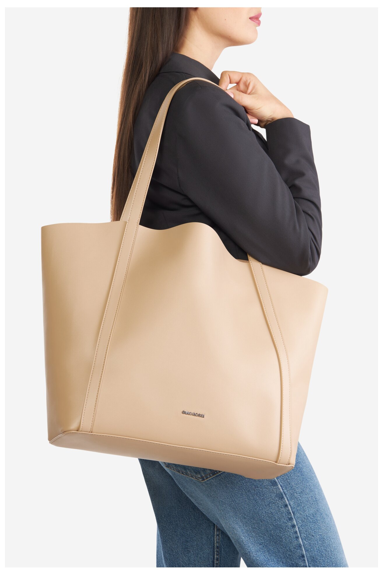 Kézitáska Gino Rossi WEN-17 BÉZS