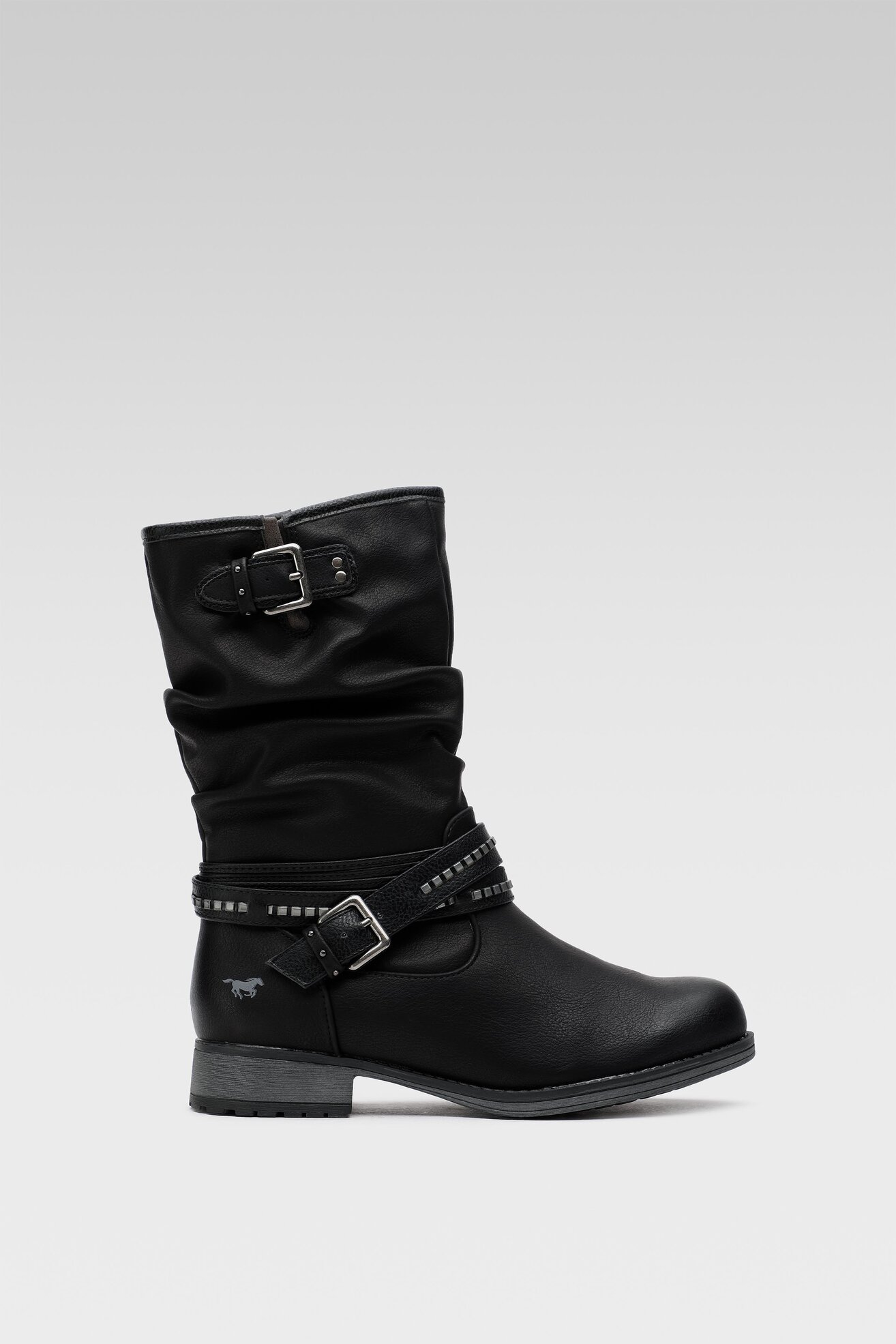 Kozaki Mustang 1139-624 Czarny