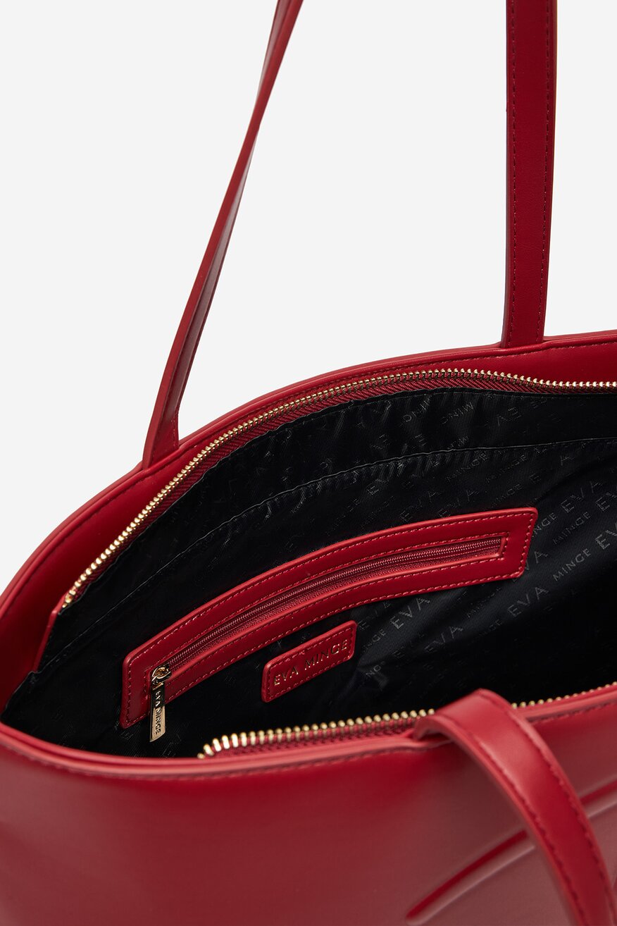 Дамска чанта EVA MINGE БОРДО - 5906751330135