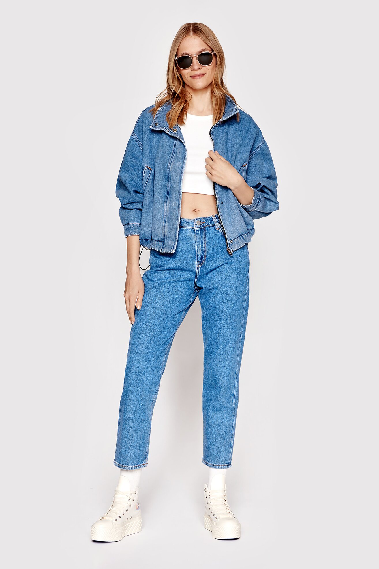 Kurtka Americanos AM22KUD001 Niebieski