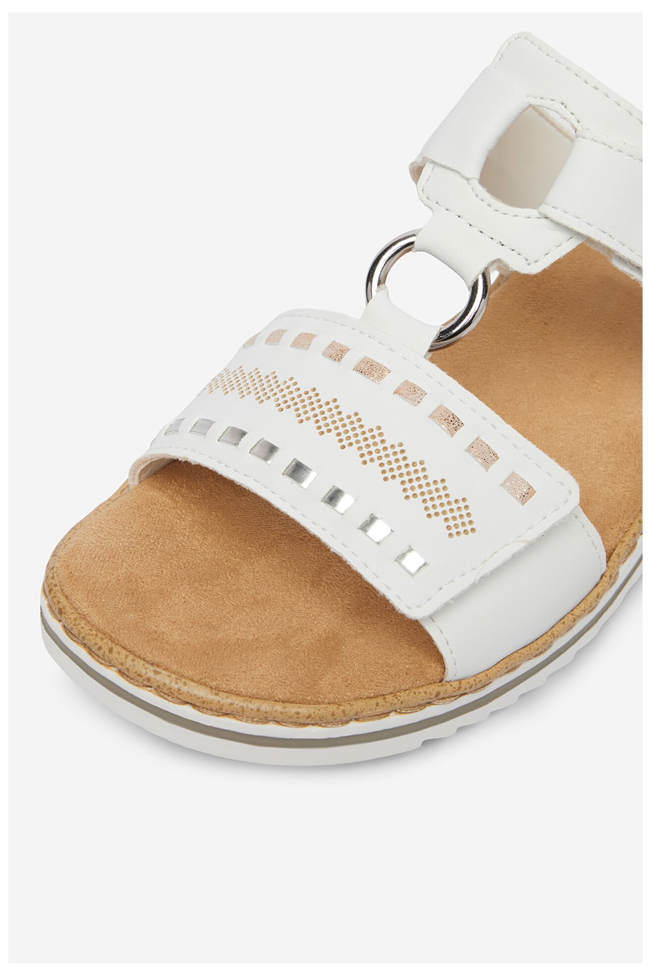 Klapki Rieker CEO-V0636-80 Biały