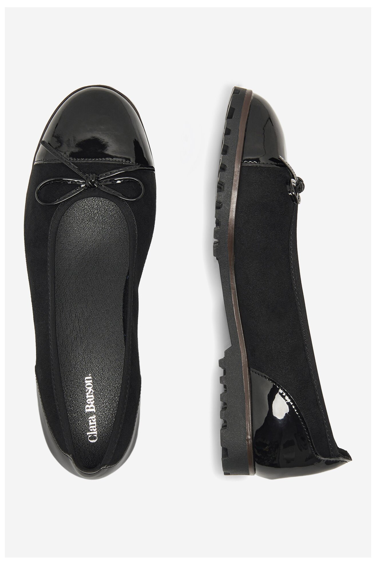 Baleriny Clara Barson WYL3653-1 Czarny