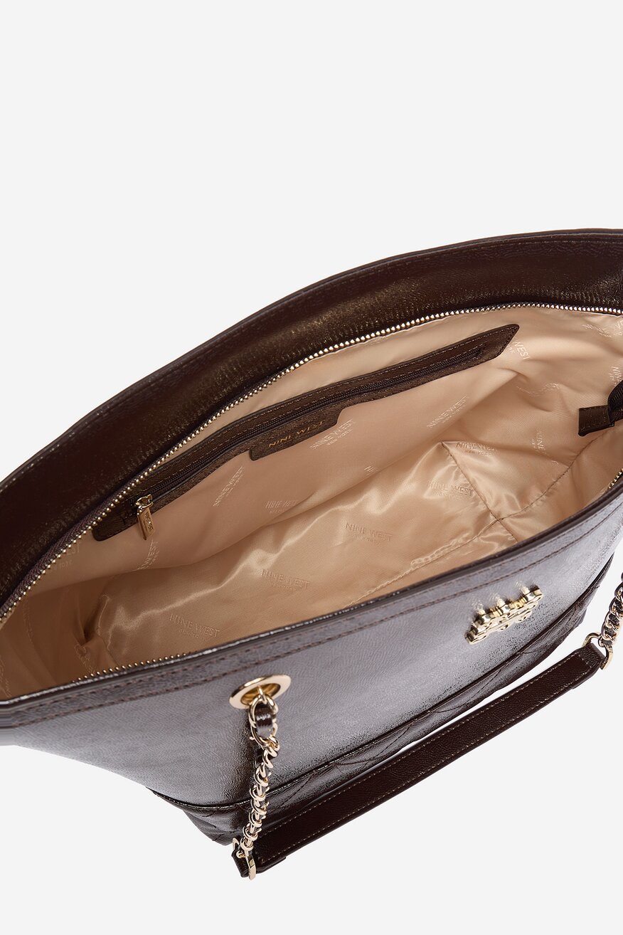 
                Дамска чанта NINE WEST КАФЯВ - 5906751436219