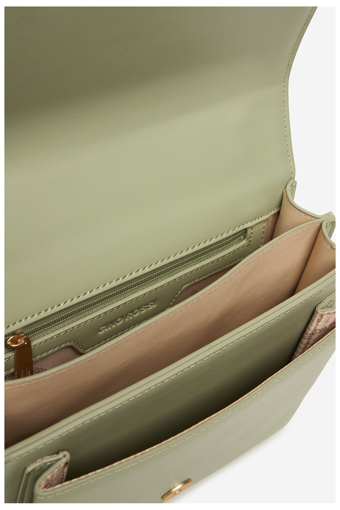 Сумка З Ремінцем Gino Rossi EO-KY129 СВІТЛО-ОЛИВКОВИЙ