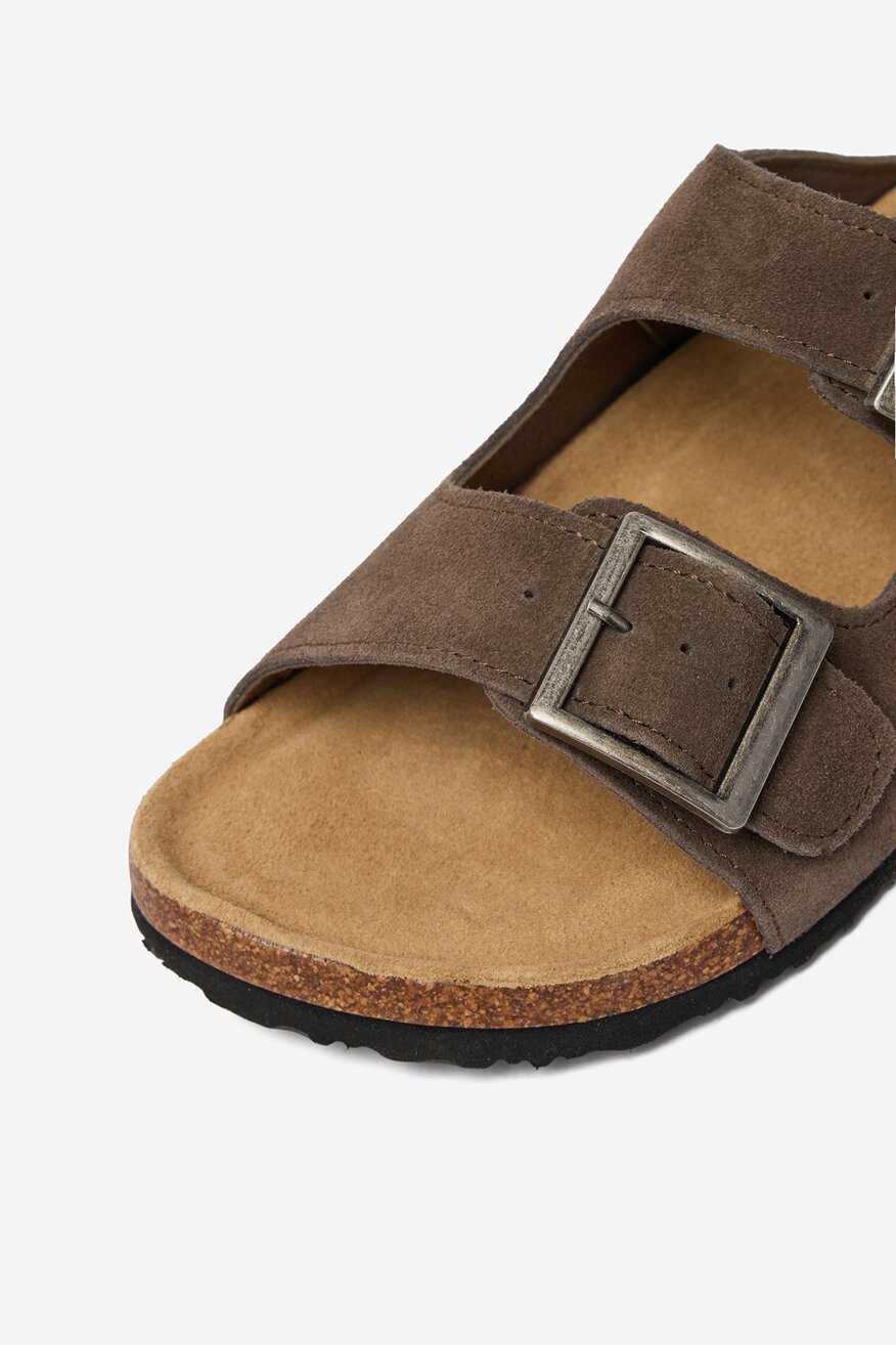 
                Go Soft - Klapki skórzane - 5907964095545