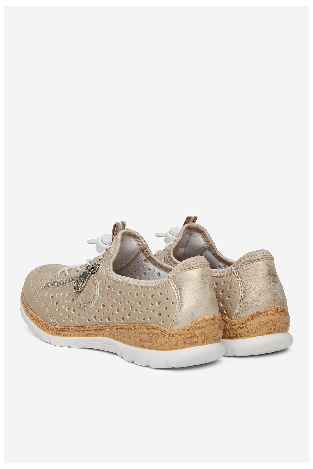 Половинки обувки Rieker N42P6-62 БЕЖОВ