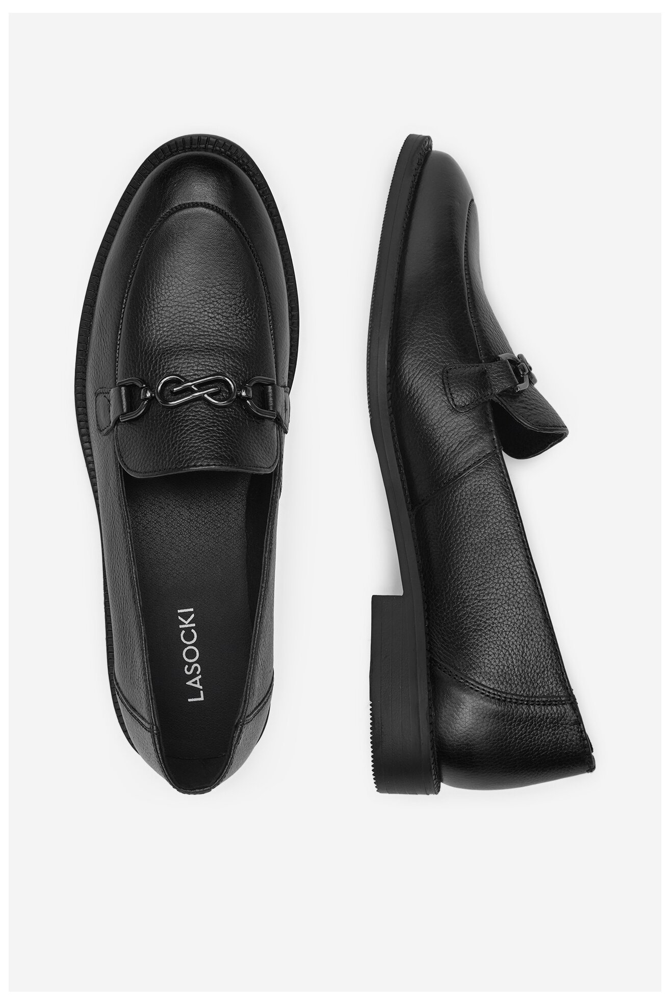 Mokaszin Lasocki WI23-KILTY-05 FEKETE